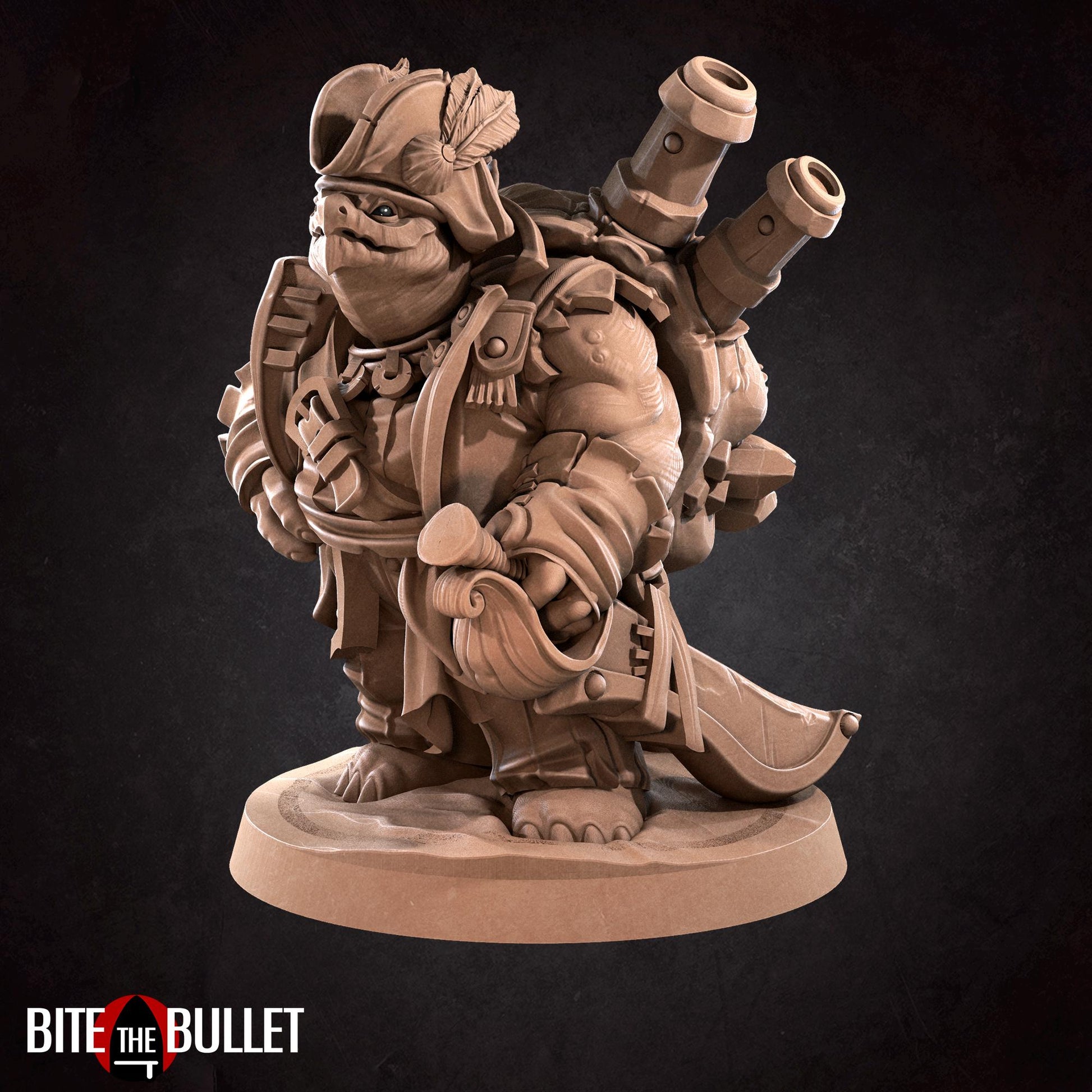 Nola, the Tortle Babysitter Miniature | Bite the Bullet