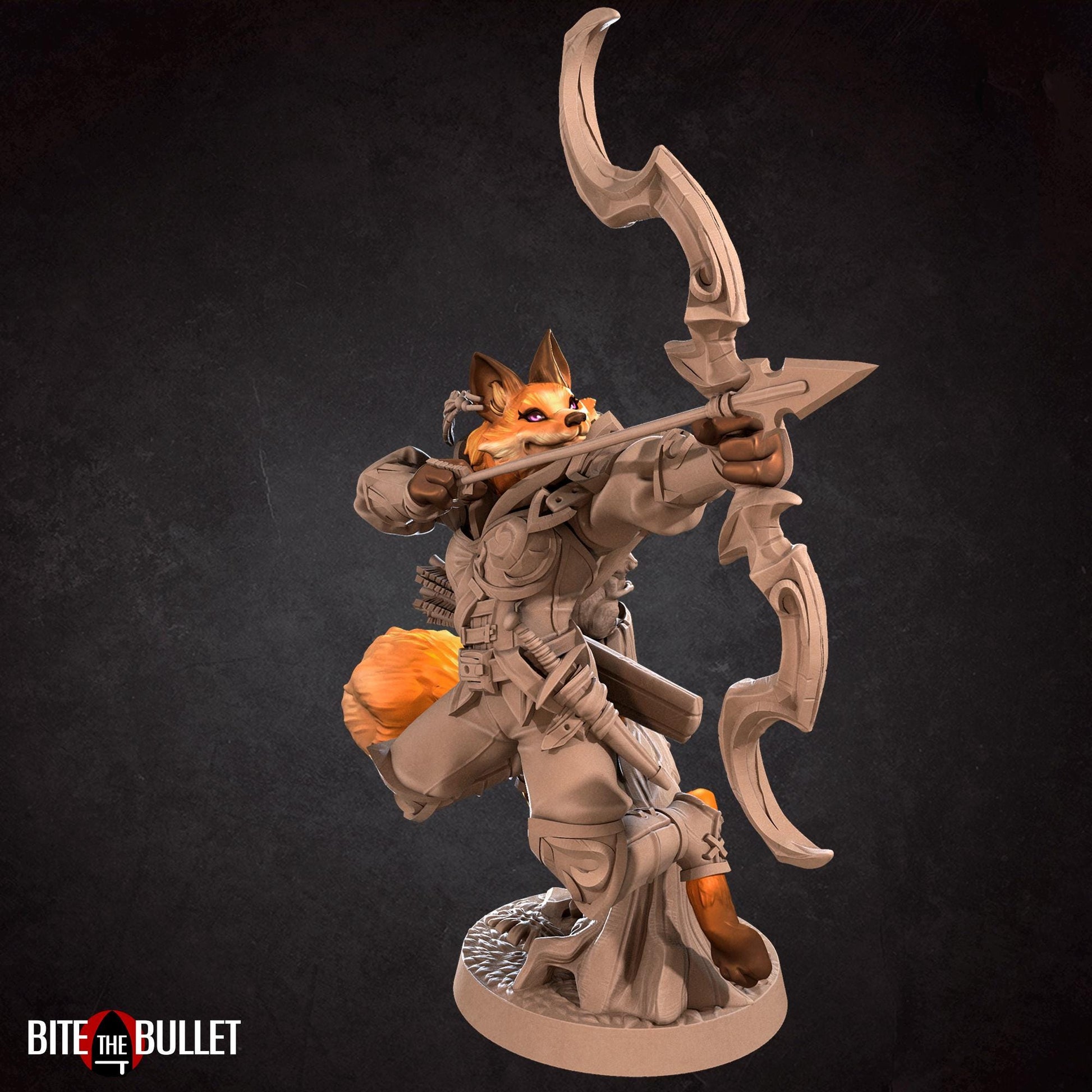 Robyn, the Foxfolk Ranger Miniature | Bite the Bullet