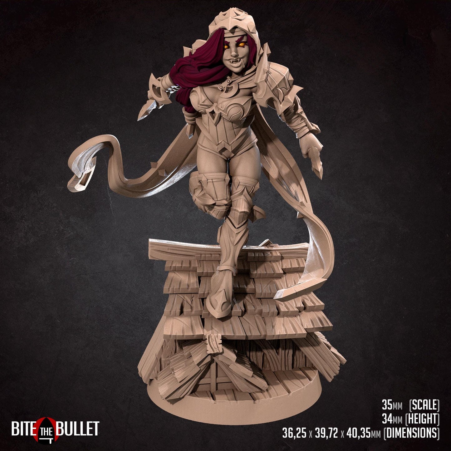 Vampire Rogue Miniature | Bite the Bullet
