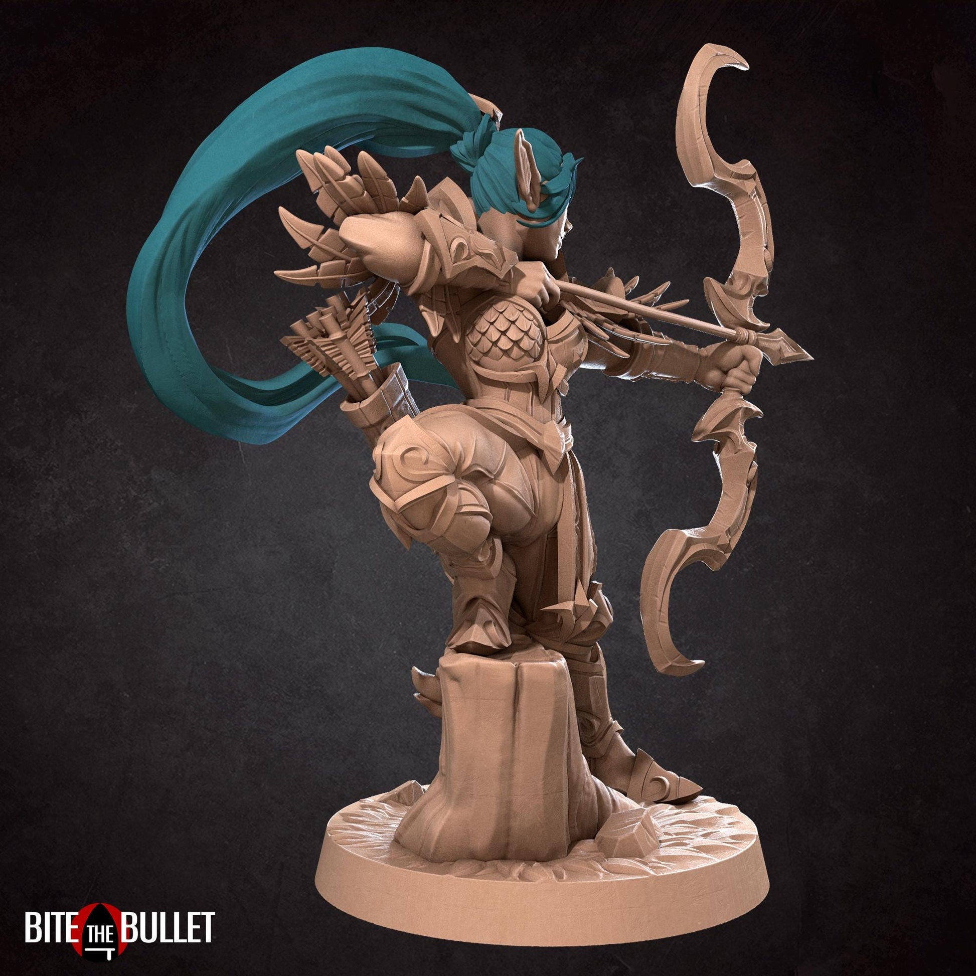 Alana, Elf Archer Miniature | Bite the Bullet