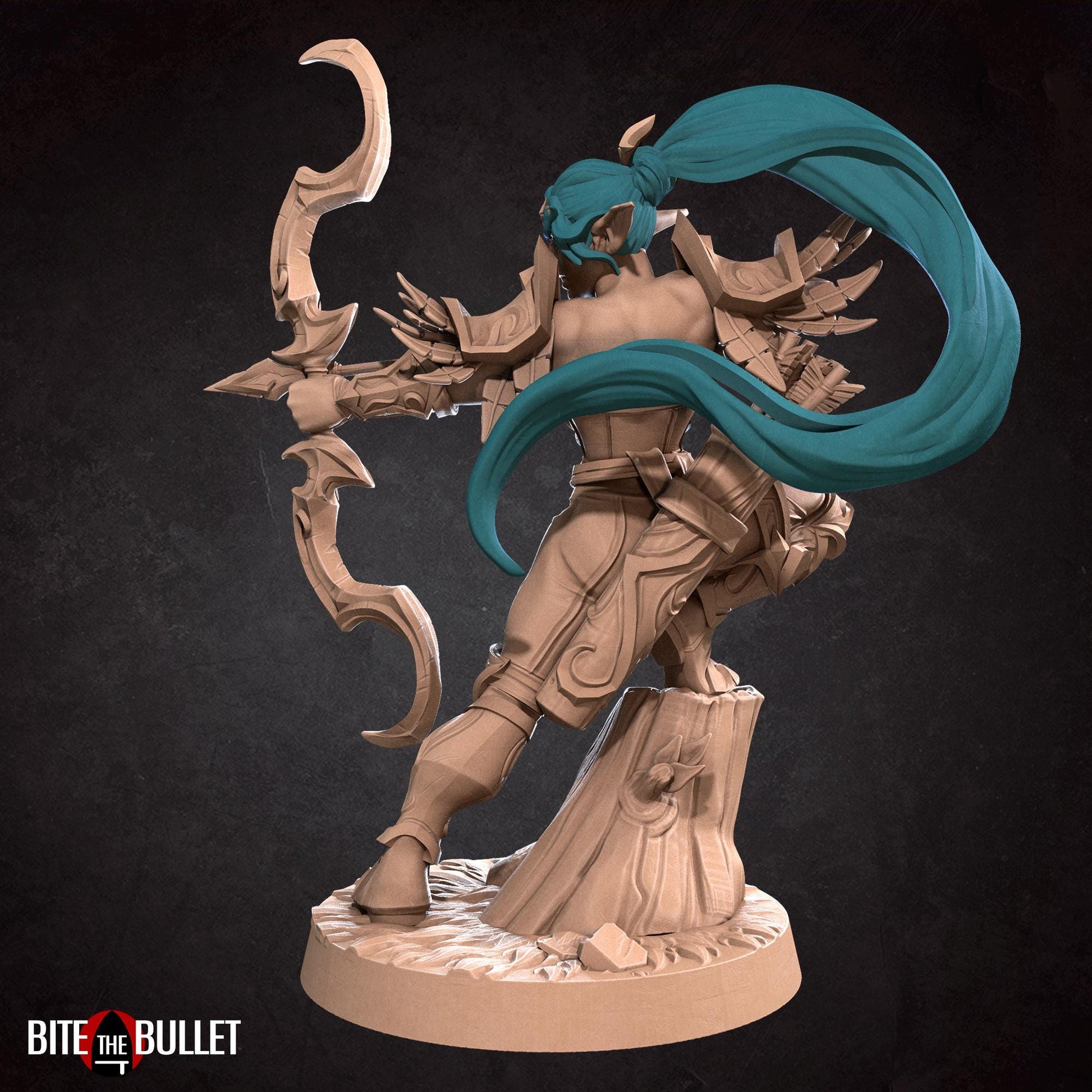 Alana, Elf Archer Miniature | Bite the Bullet