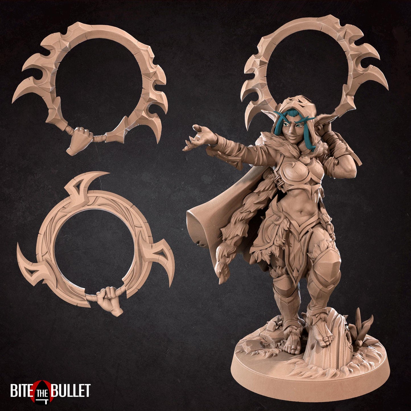 Eve, Elf Rogue Miniature | Bite the Bullet