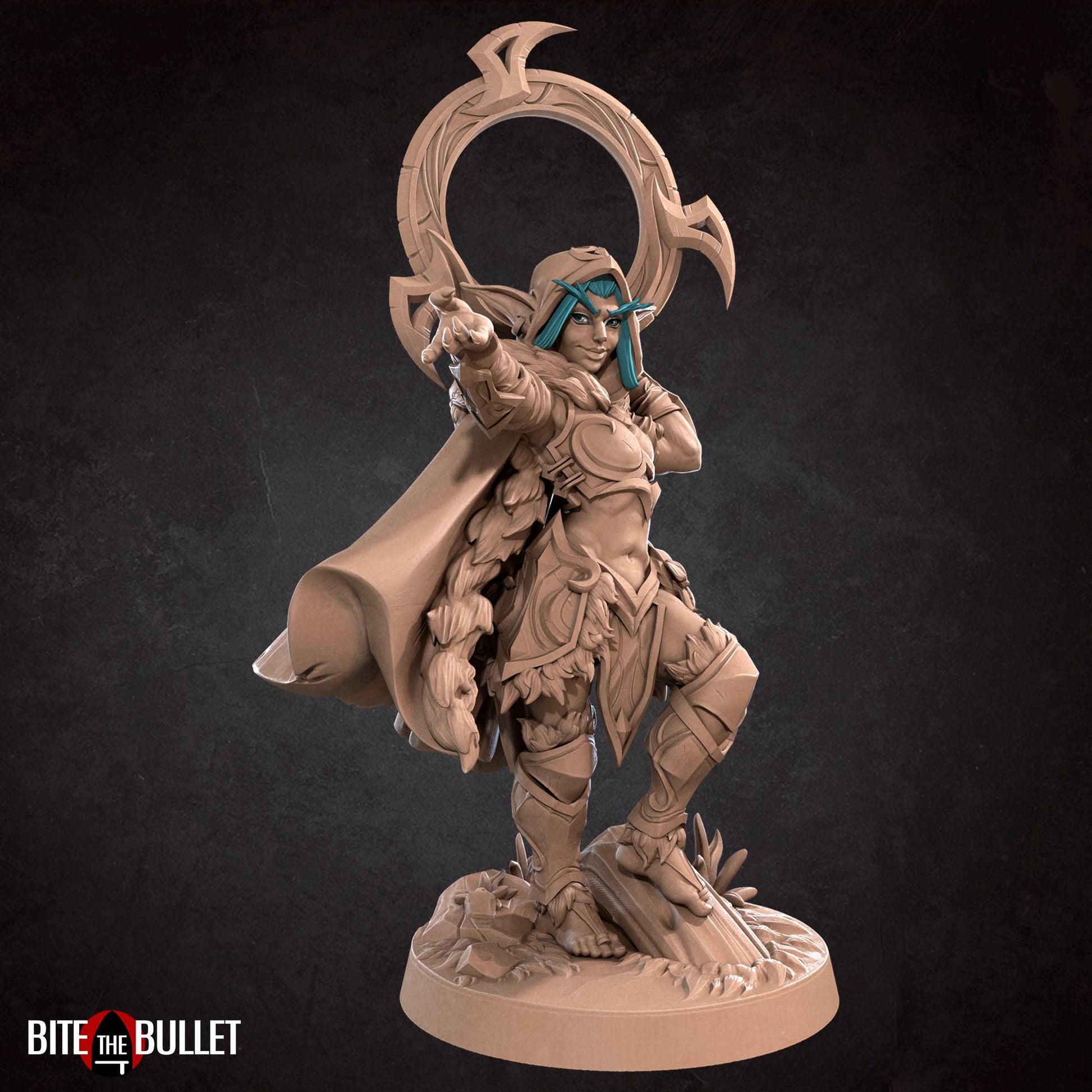 Eve, Elf Rogue Miniature | Bite the Bullet