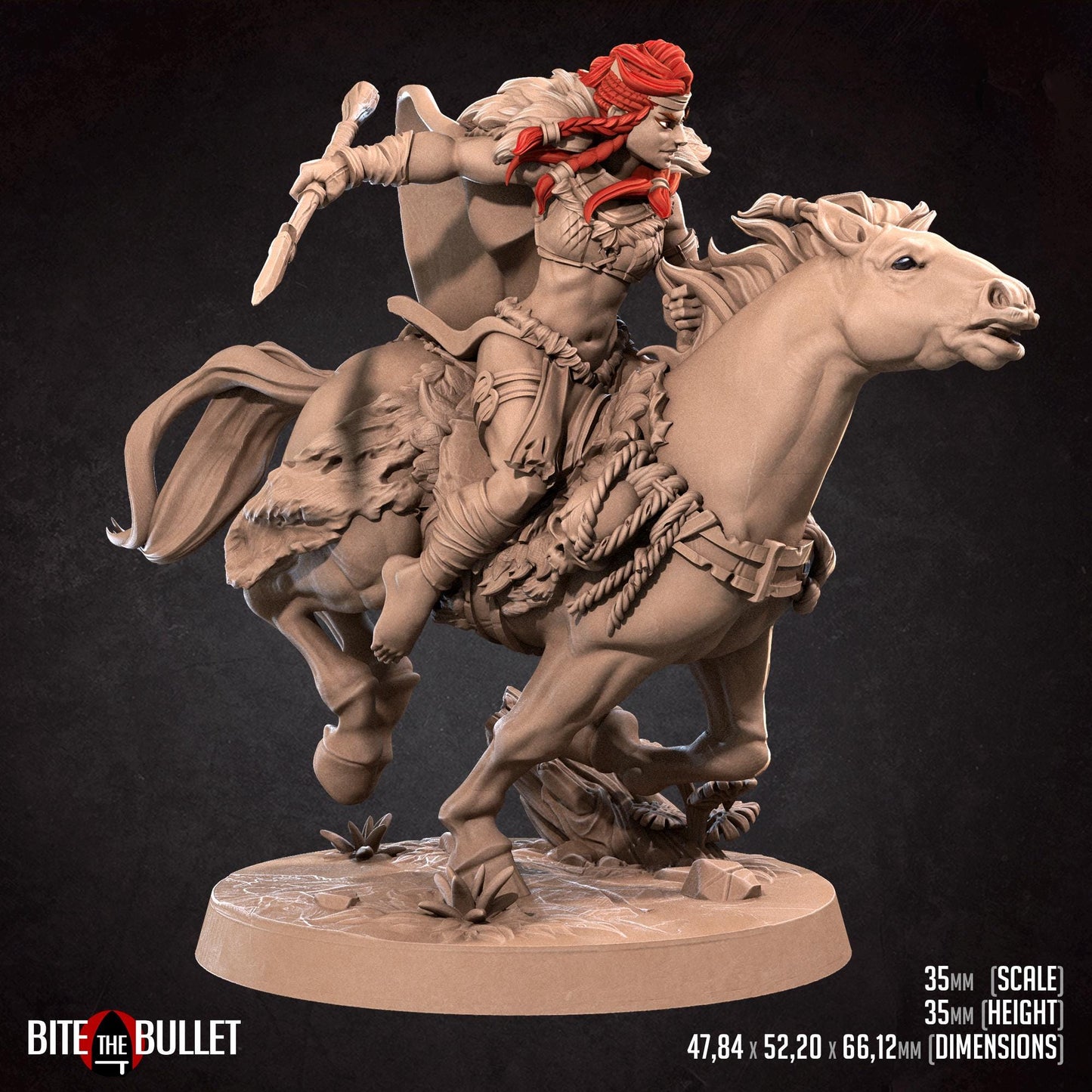 Anira, the Amazon Queen Miniature | Bite the Bullet