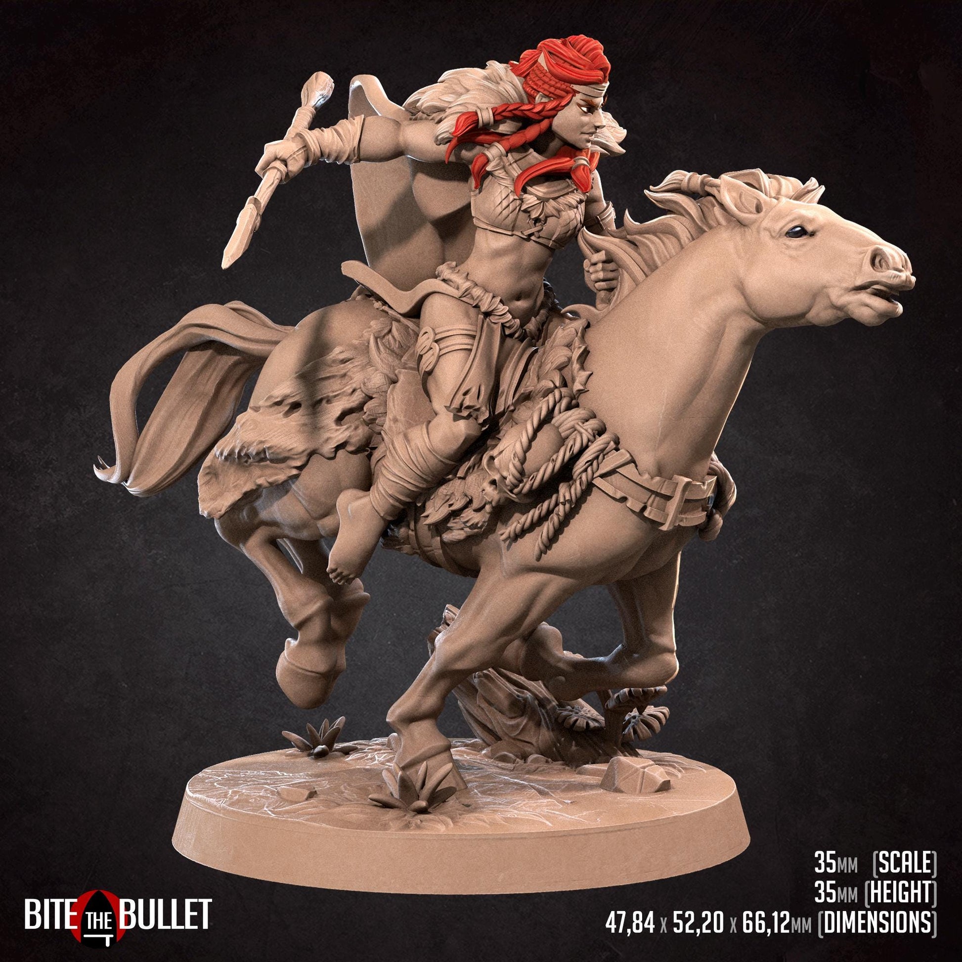 Anira, the Amazon Queen Miniature | Bite the Bullet