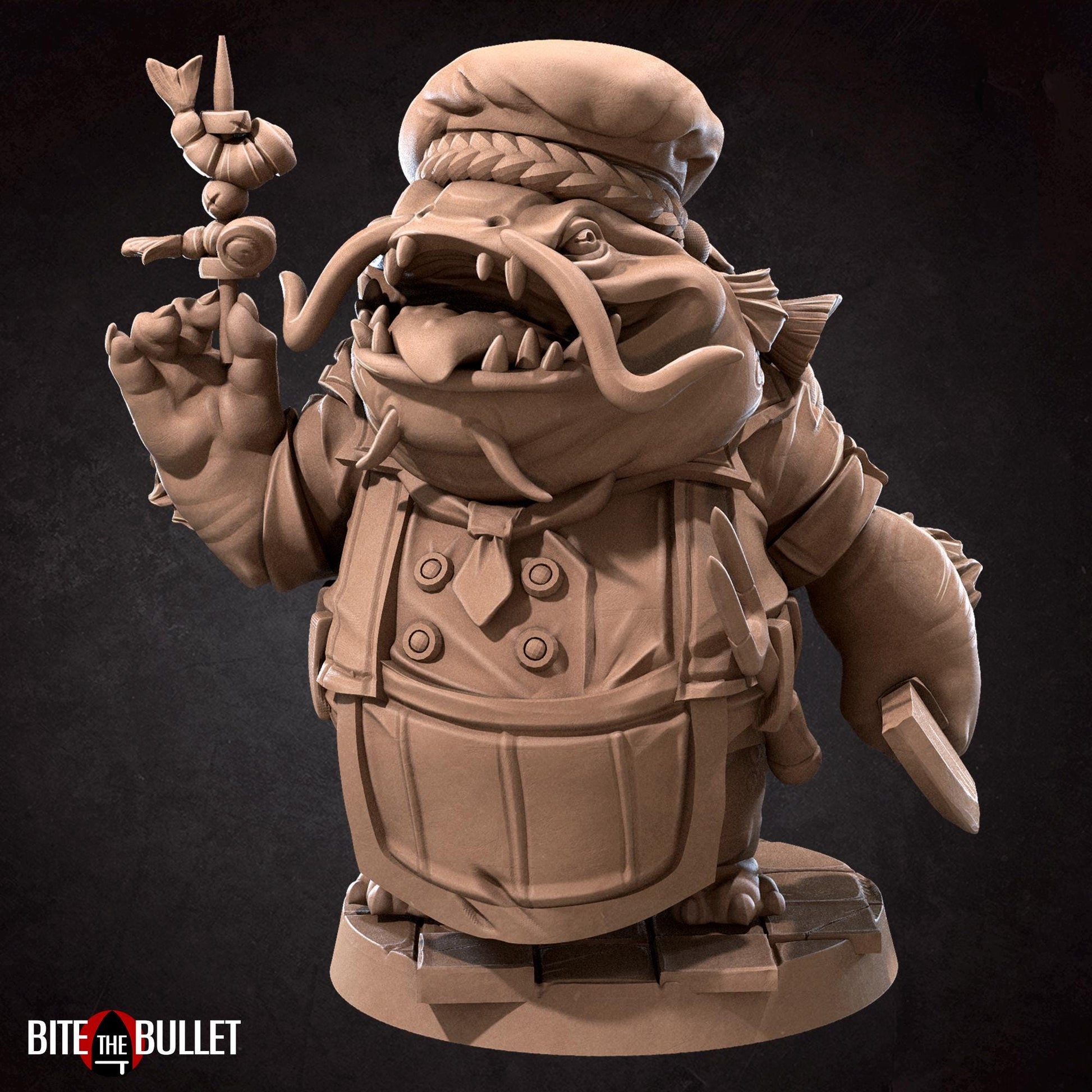 Locathah Chef Miniature | Bite the Bullet