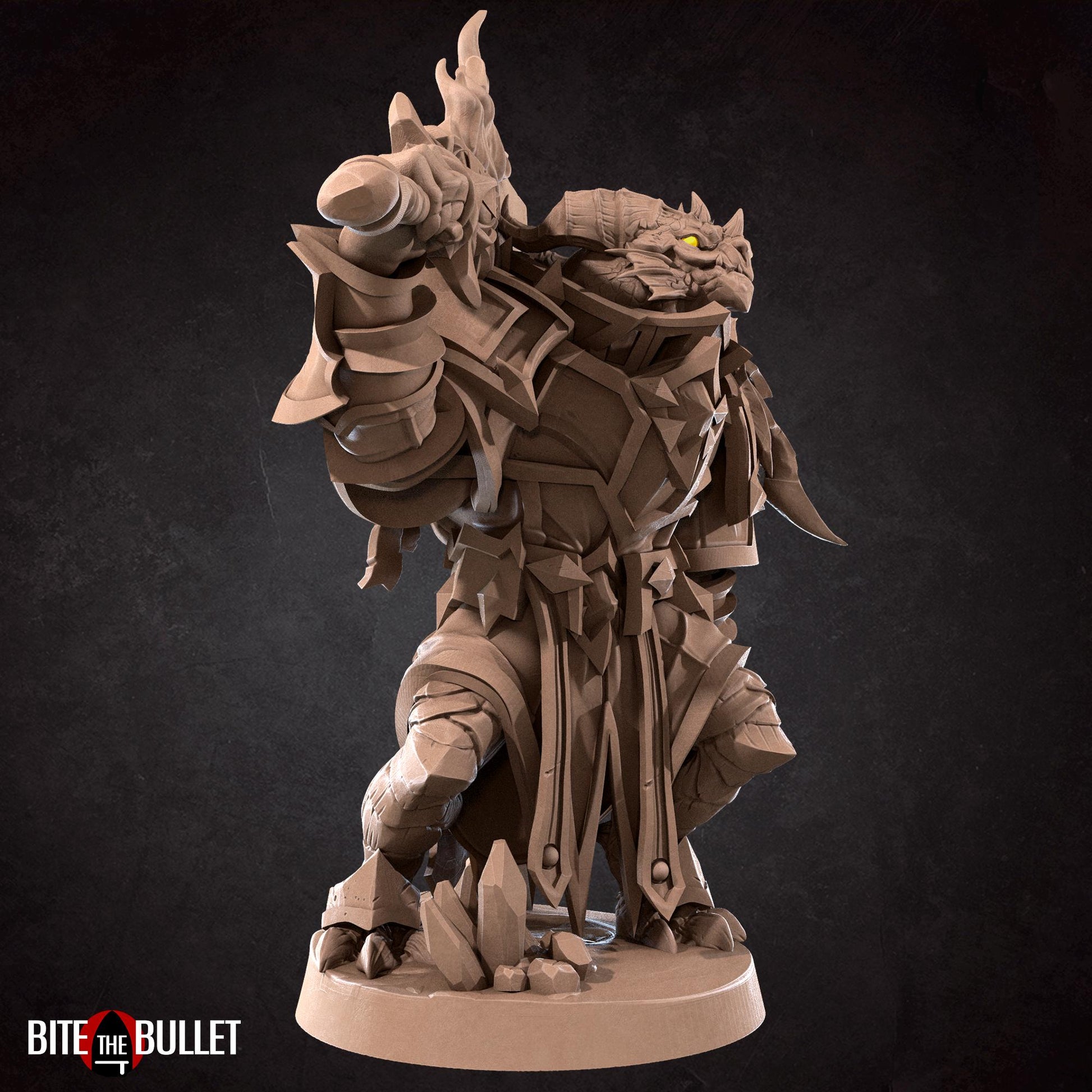 Dragonborn Paladin Miniature | Bite the Bullet