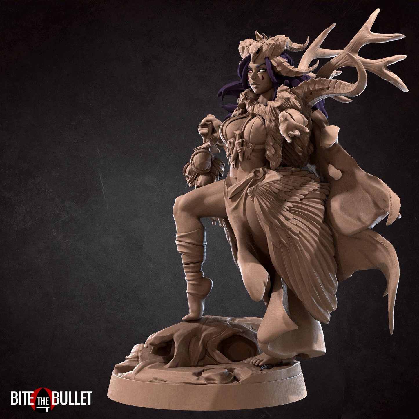 Circe, the Black Scavenger Miniature | Bite the Bullet