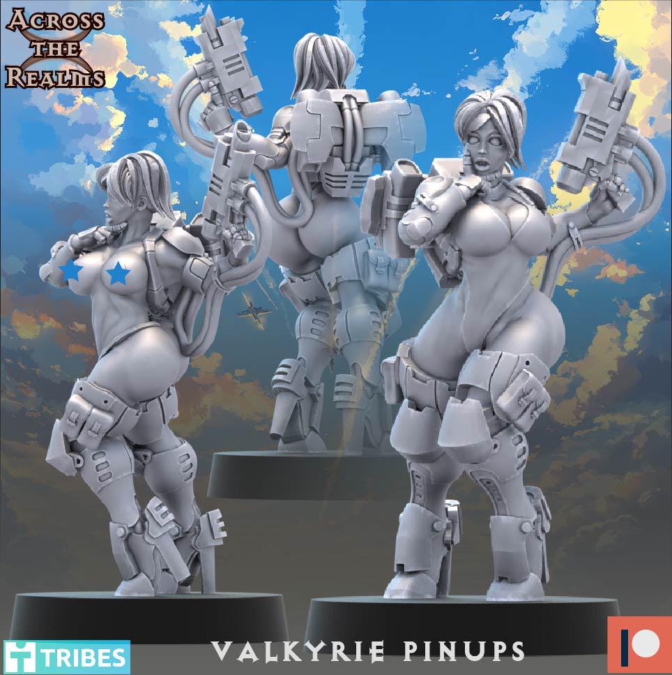 Valkyrie Pinup Miniatures | Across the Realms