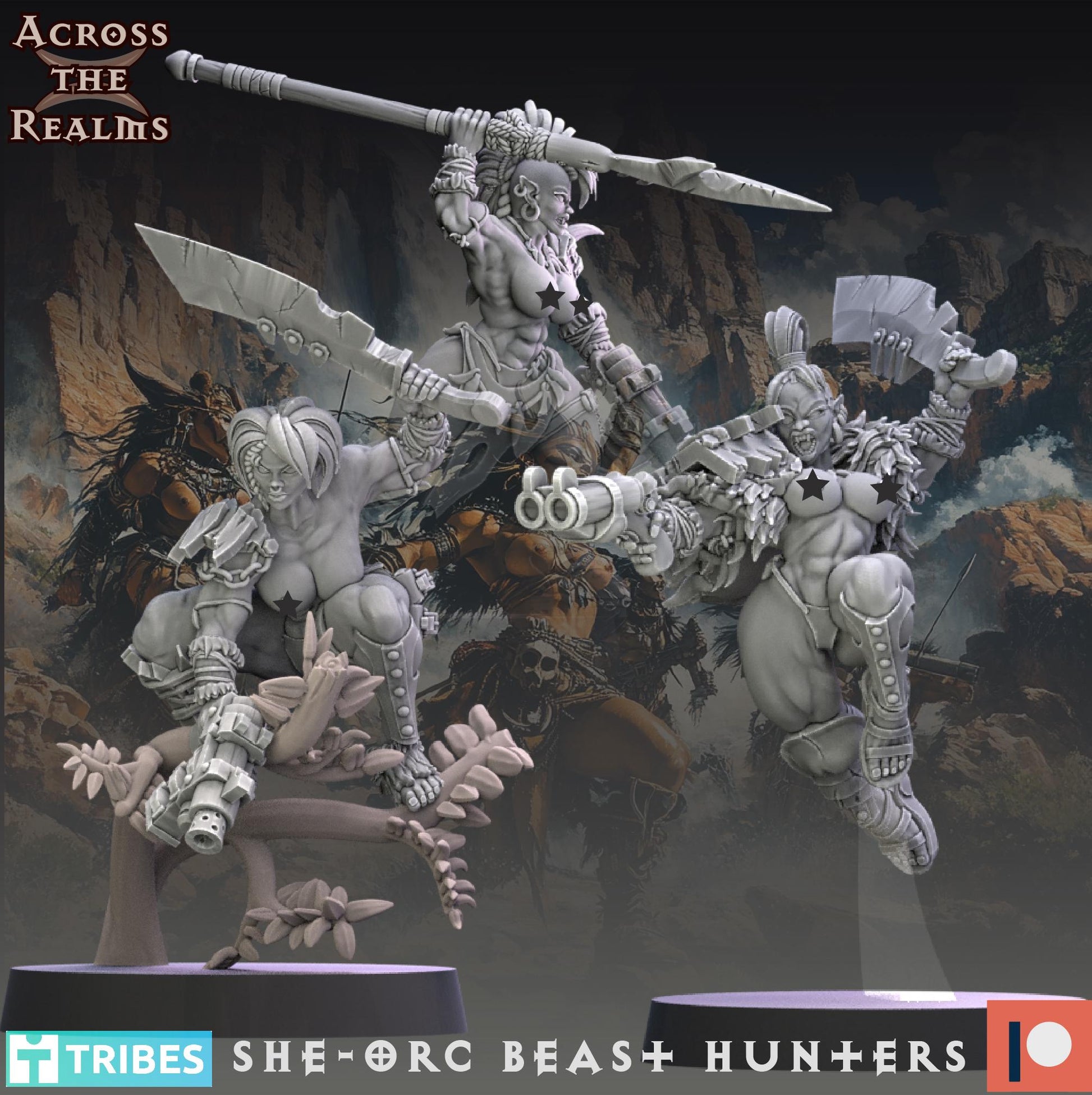 She Orc Beast Hunters | Across the Realms