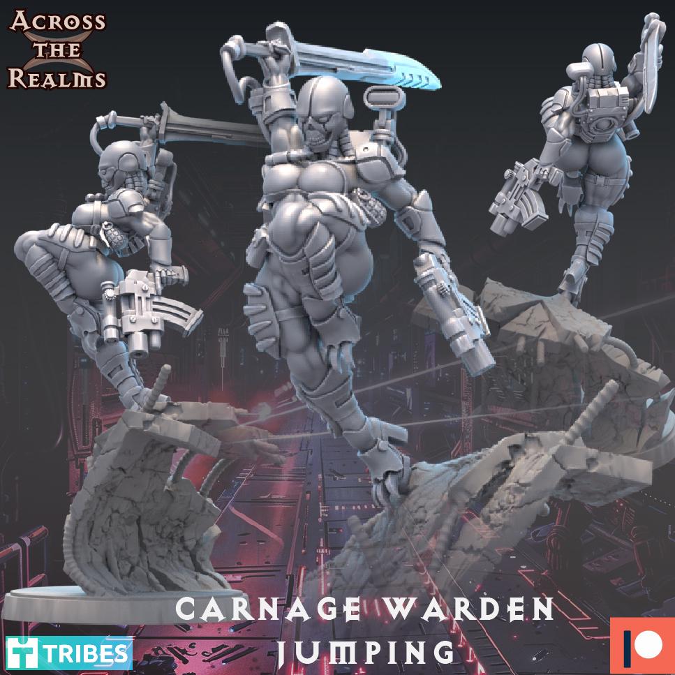 Carnage Warden Miniature | Across the Realms