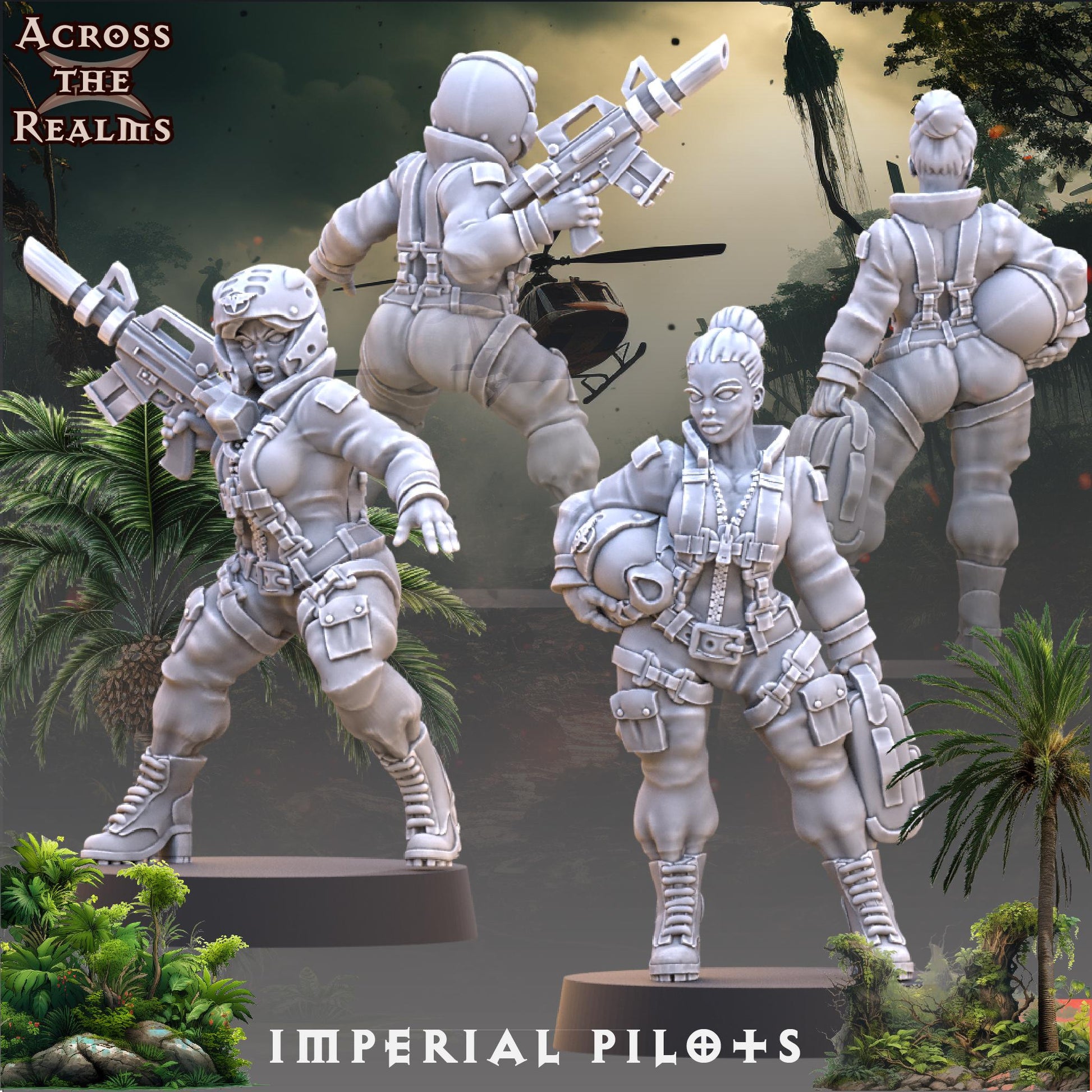 Jungle Pilot Miniatures | Across the Realms