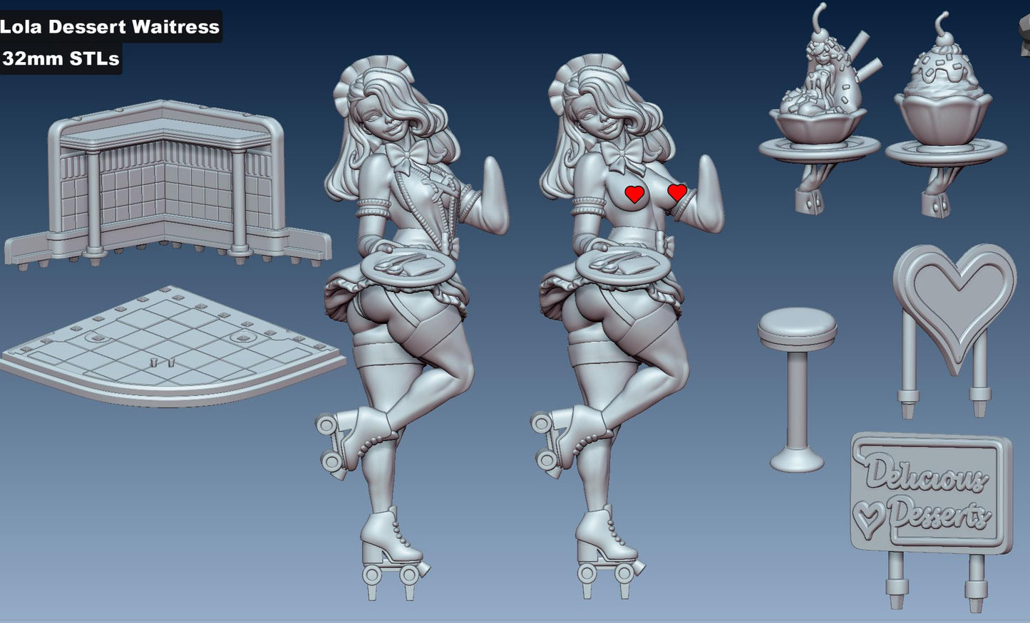 Lola Dessert Waitress | Gaz Minis