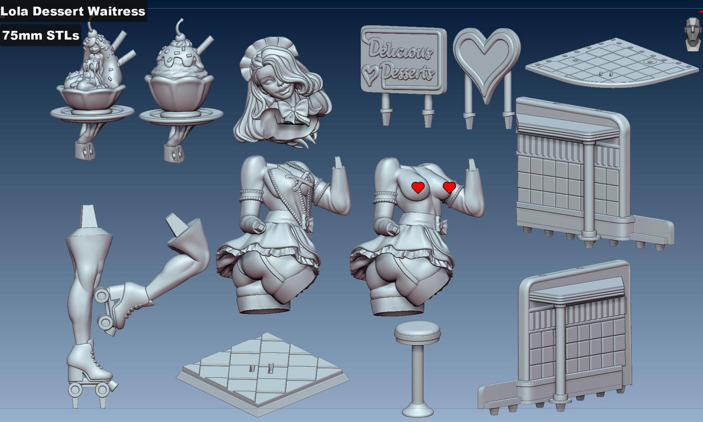 Lola Dessert Waitress | Gaz Minis