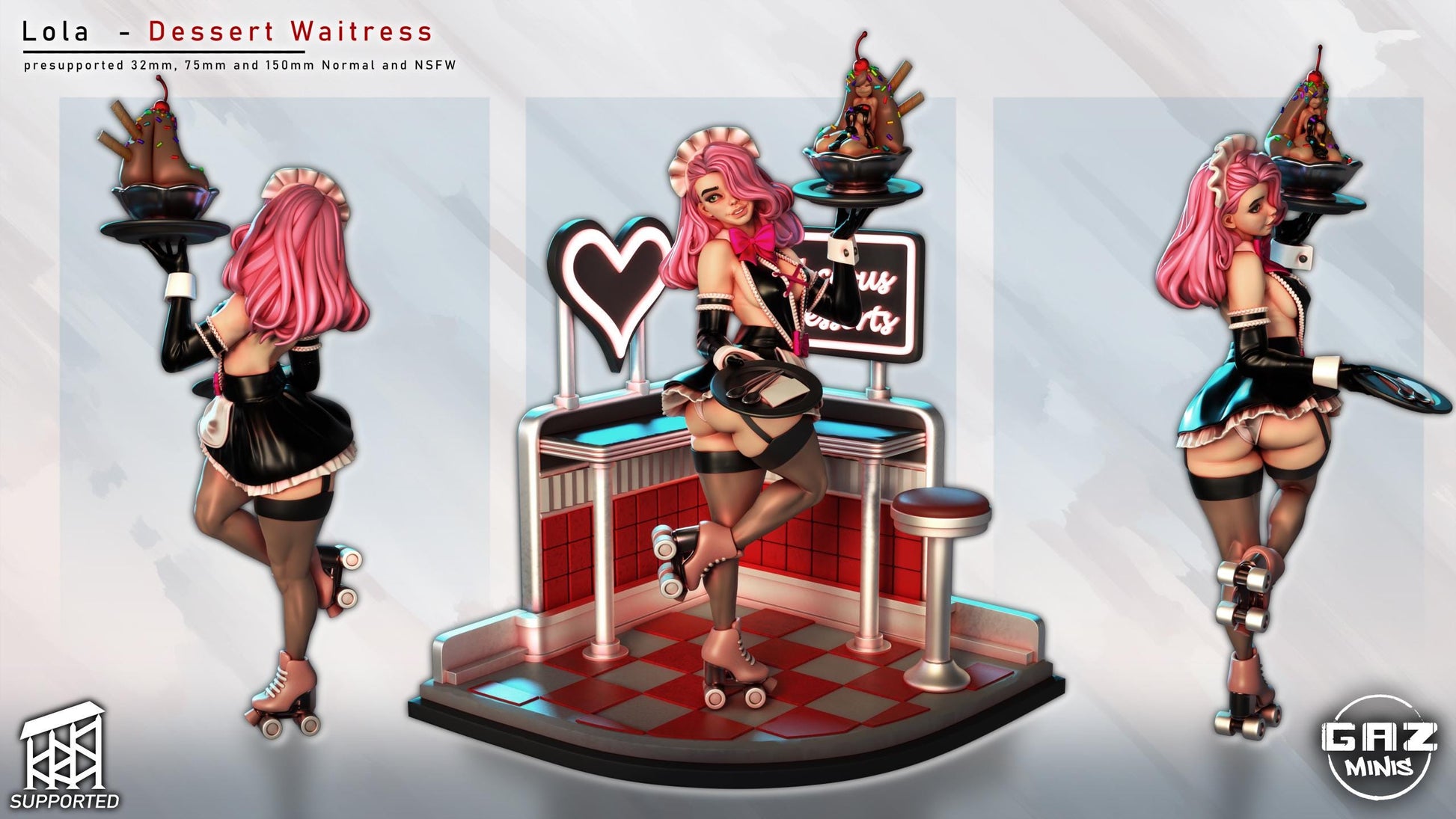 Lola Dessert Waitress | Gaz Minis