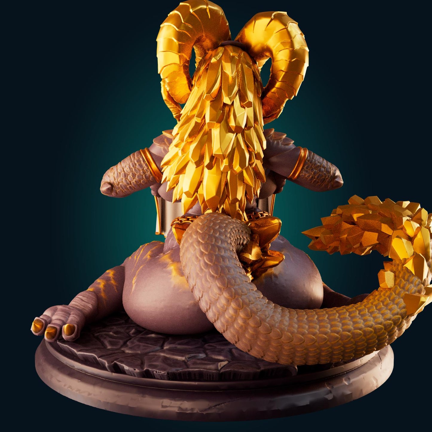 Dragon Girl Model Kit | 3D Resin Printed Figurine | Officer Rhu