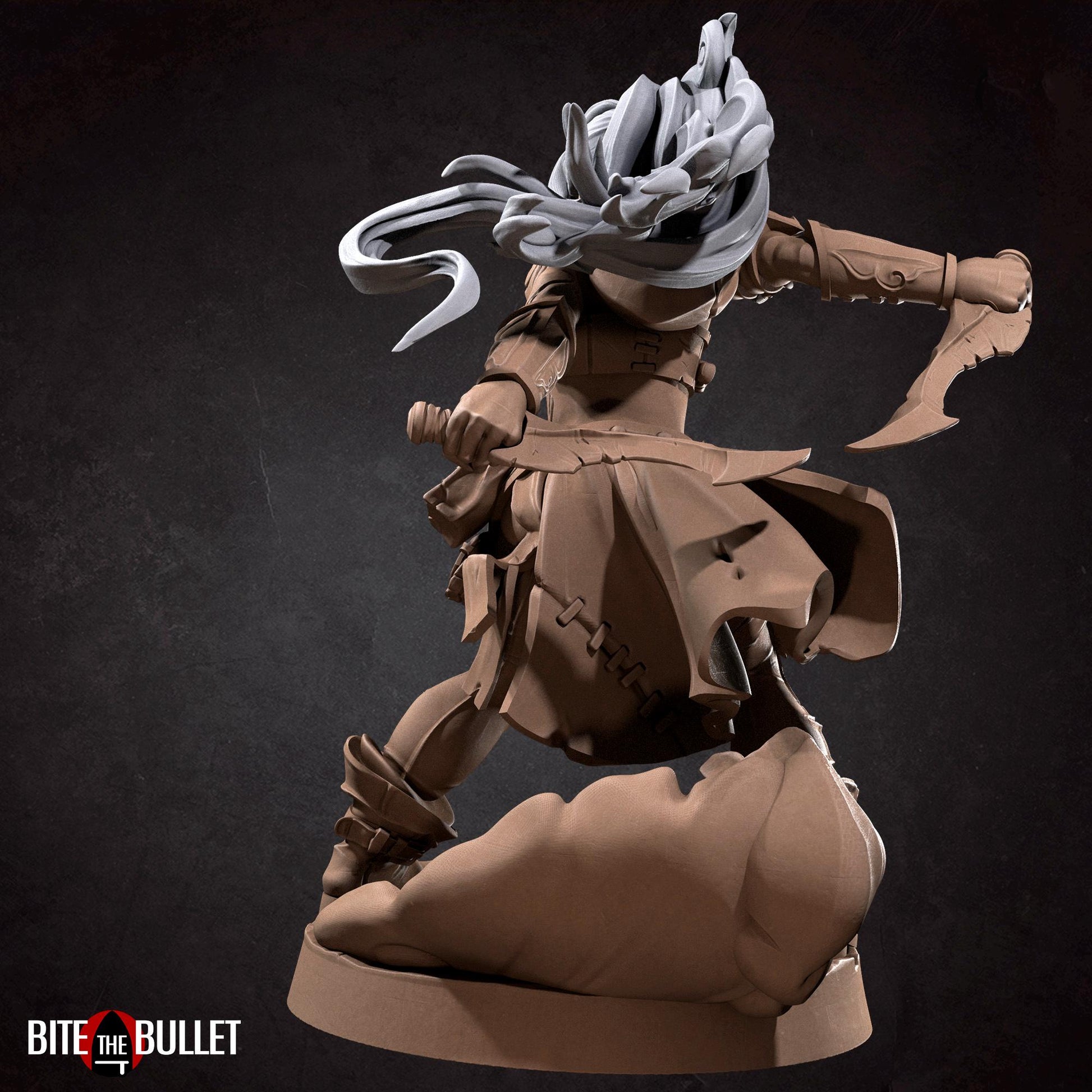 Air Genasi Ranger Miniature | Bite the Bullet