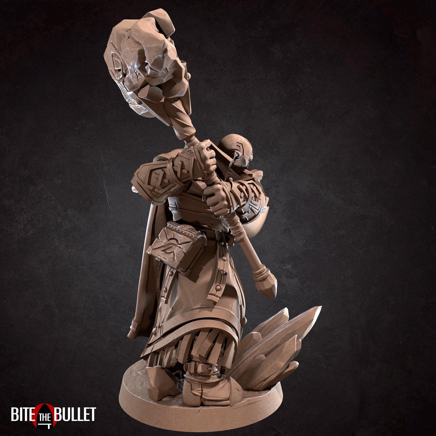 Earth Genasi Cleric Miniature | Bite the Bullet