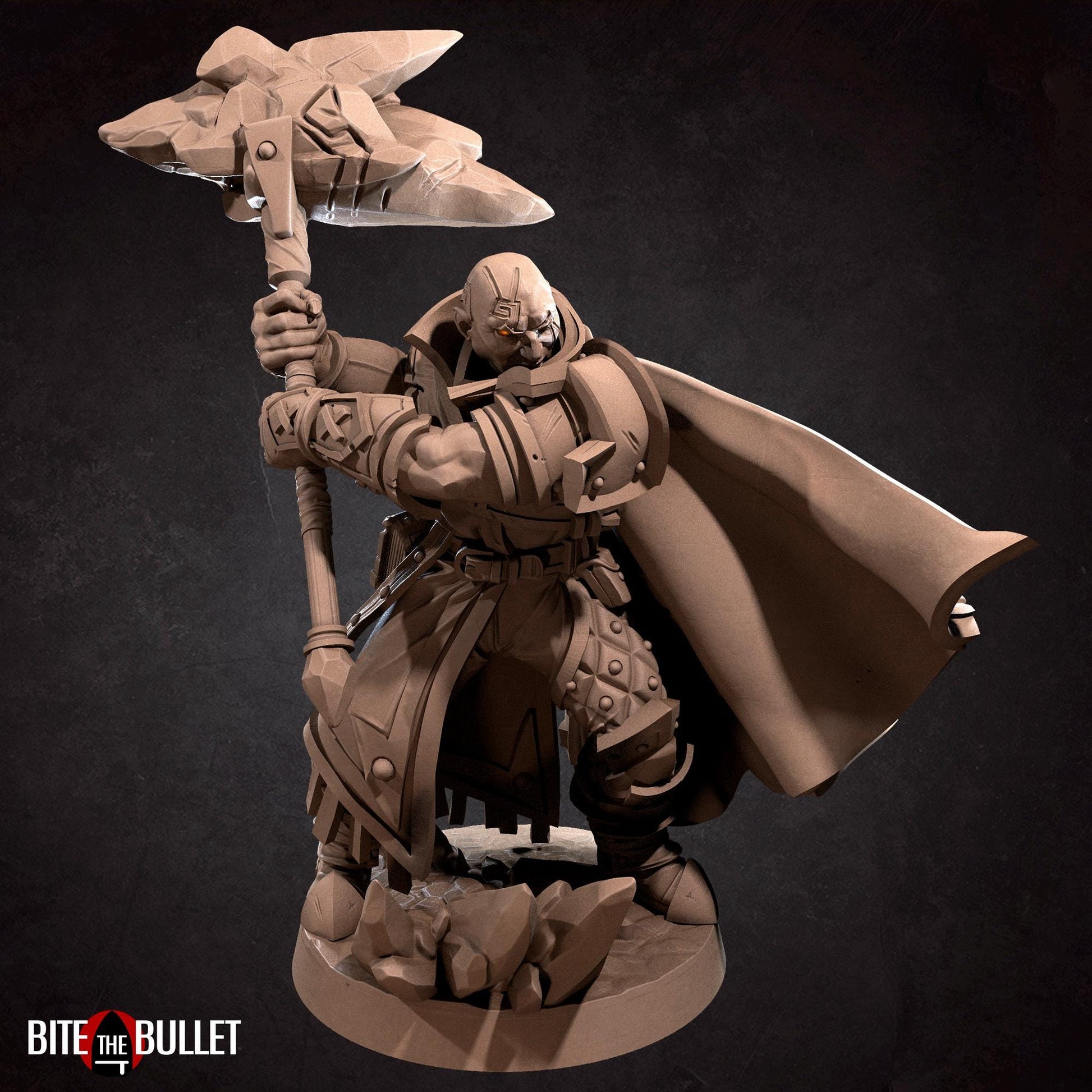 Earth Genasi Cleric Miniature | Bite the Bullet