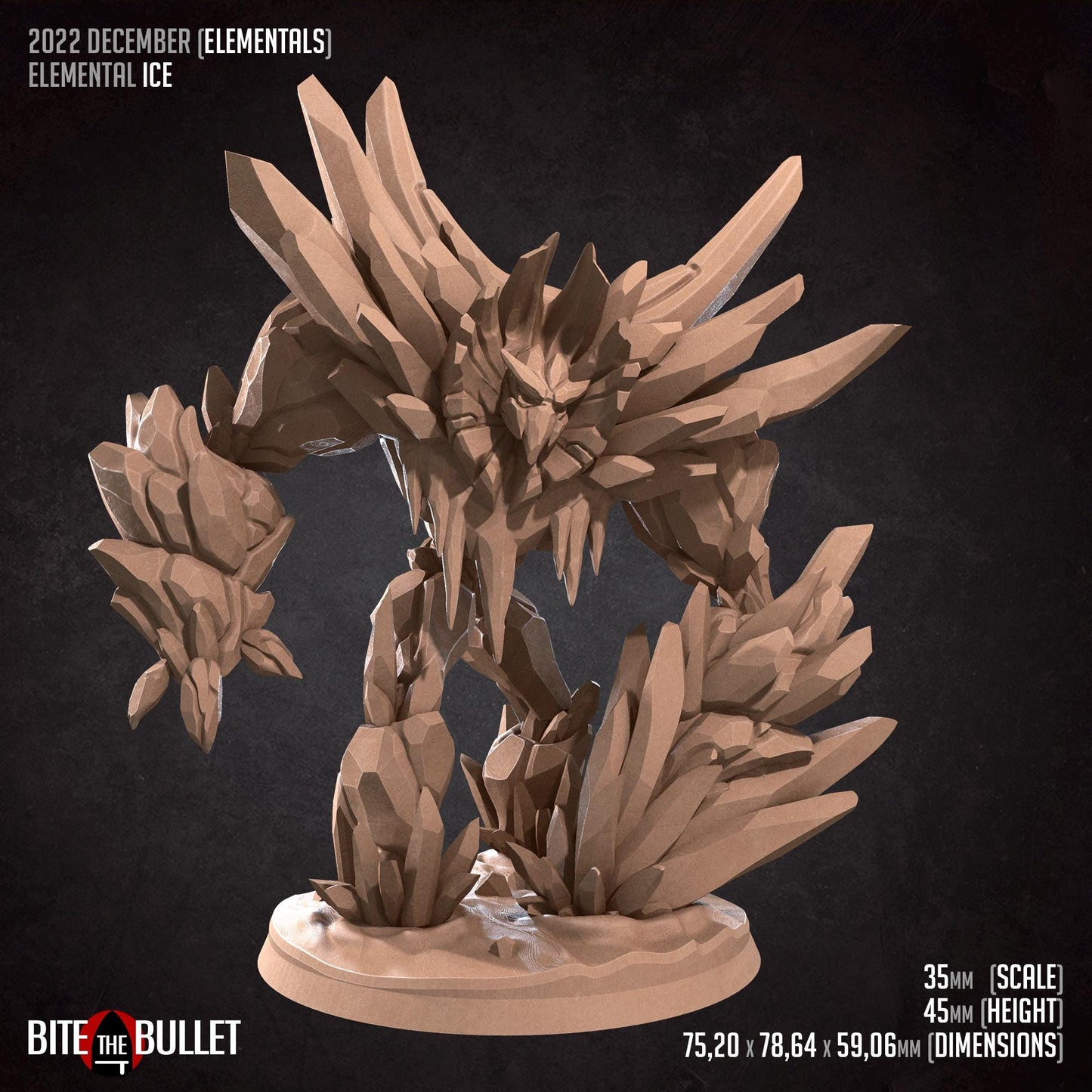 Ice Elemental Miniature | Bite the Bullet