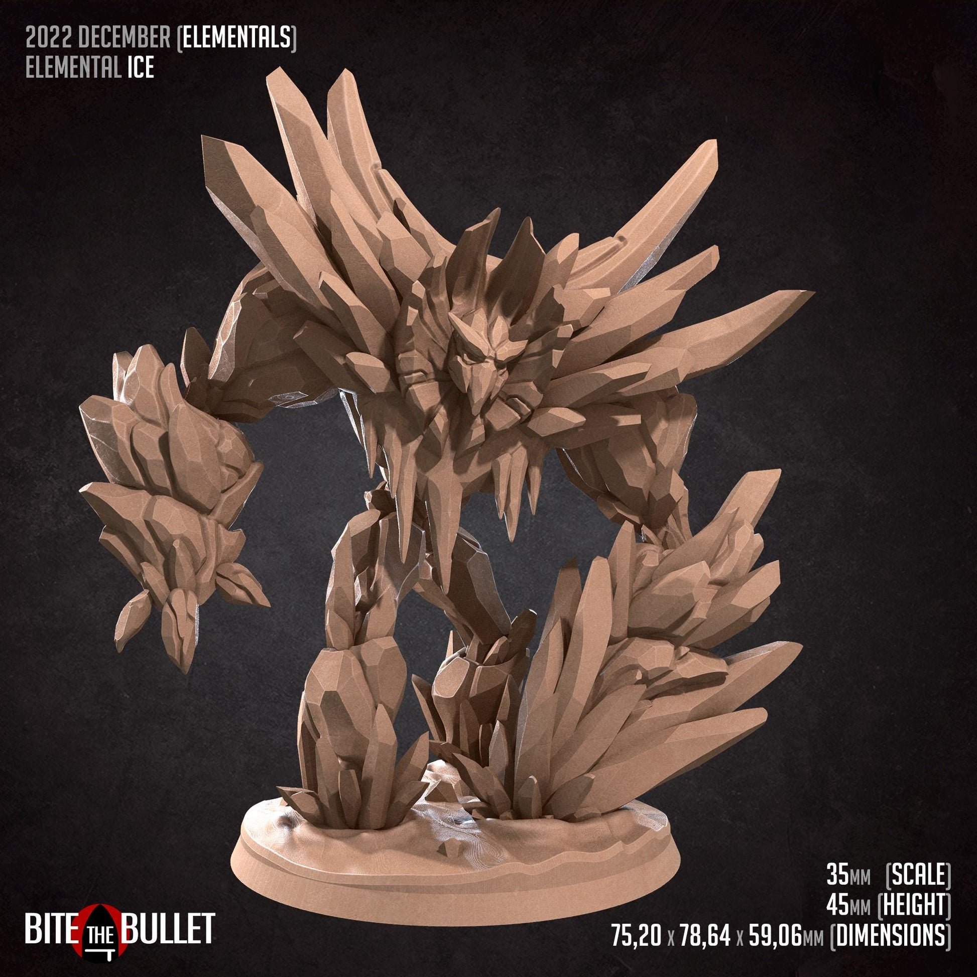 Ice Elemental Miniature | Bite the Bullet
