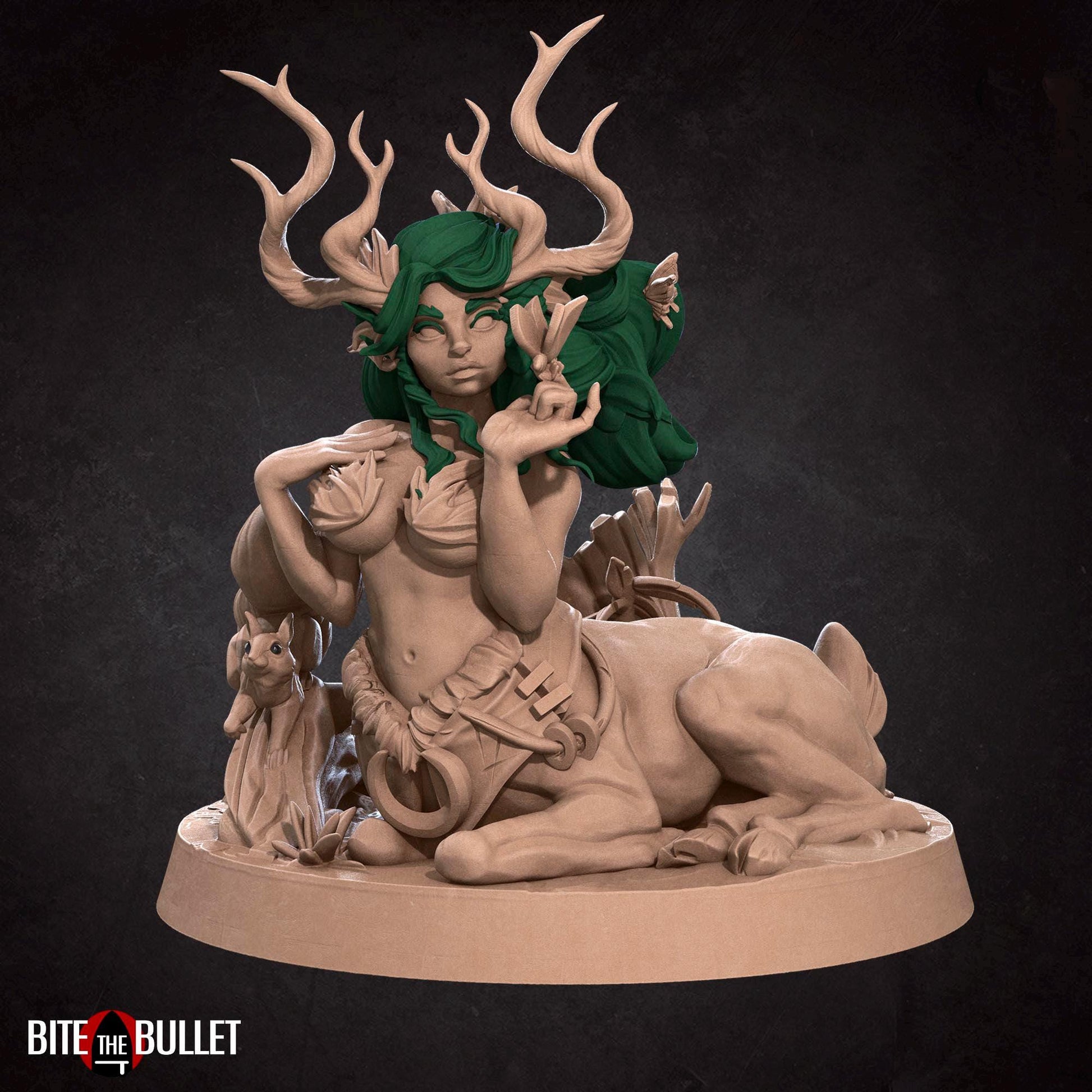 Kunara, the Centaur Dryad Miniature | Bite the Bullet