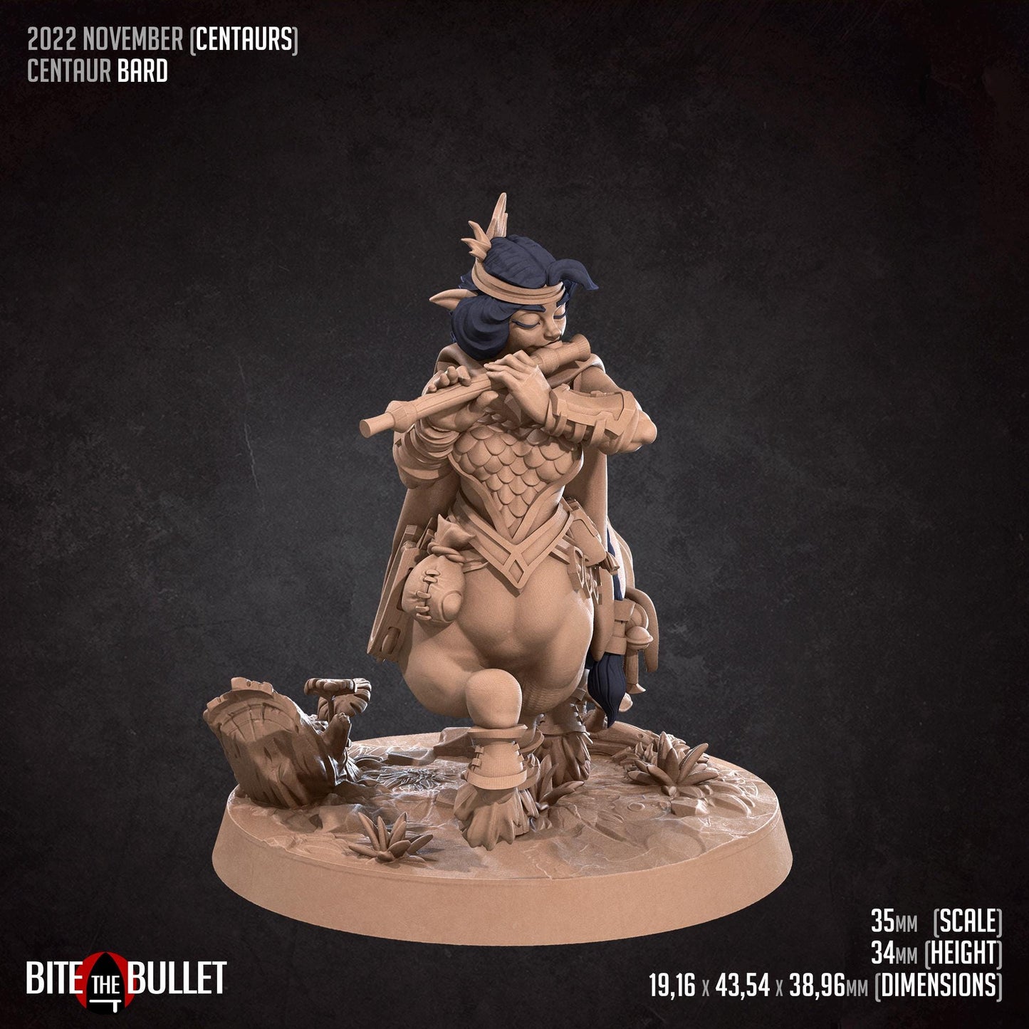 Centaur Bard Miniature | Bite the Bullet