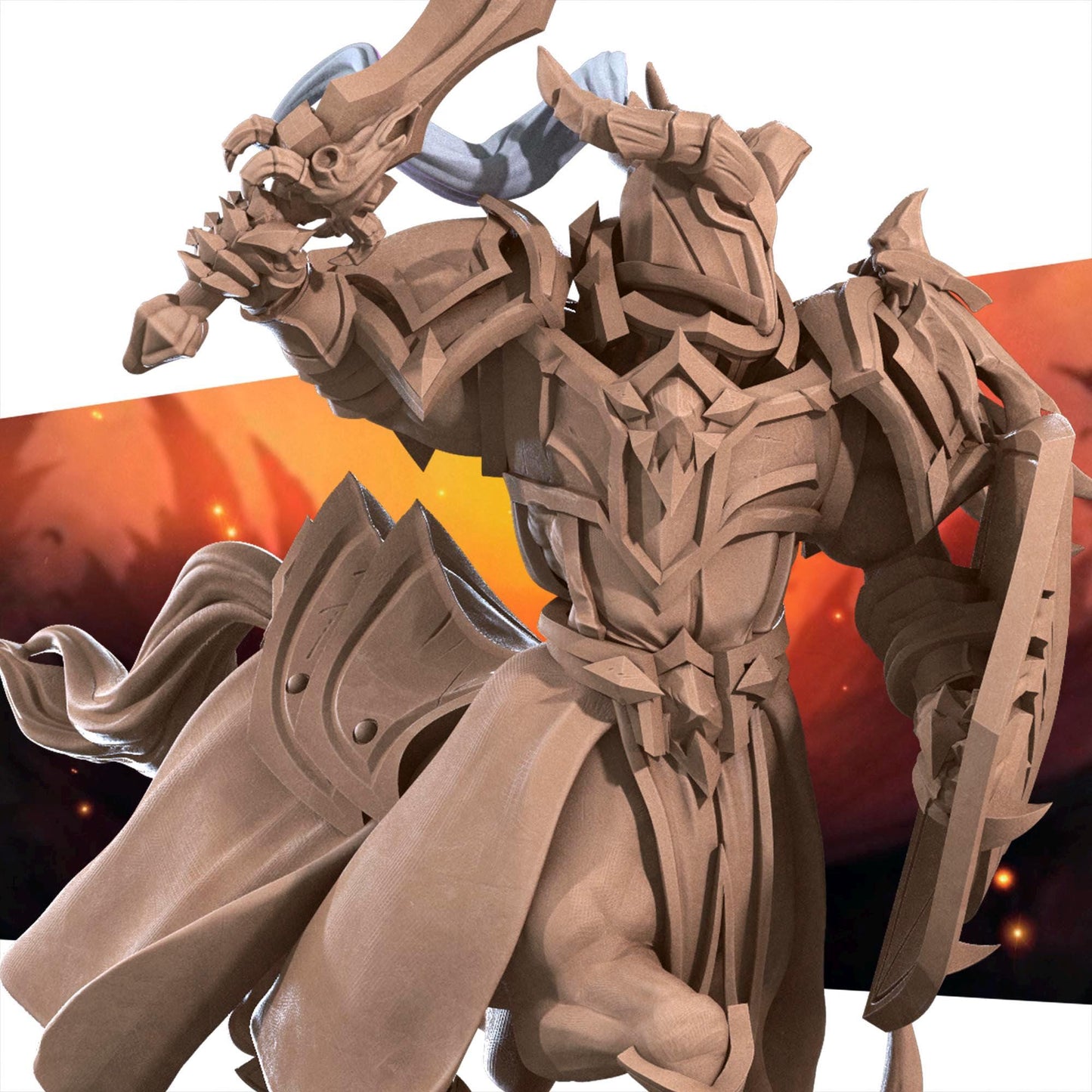 Centaur Knight Miniature | Bite the Bullet