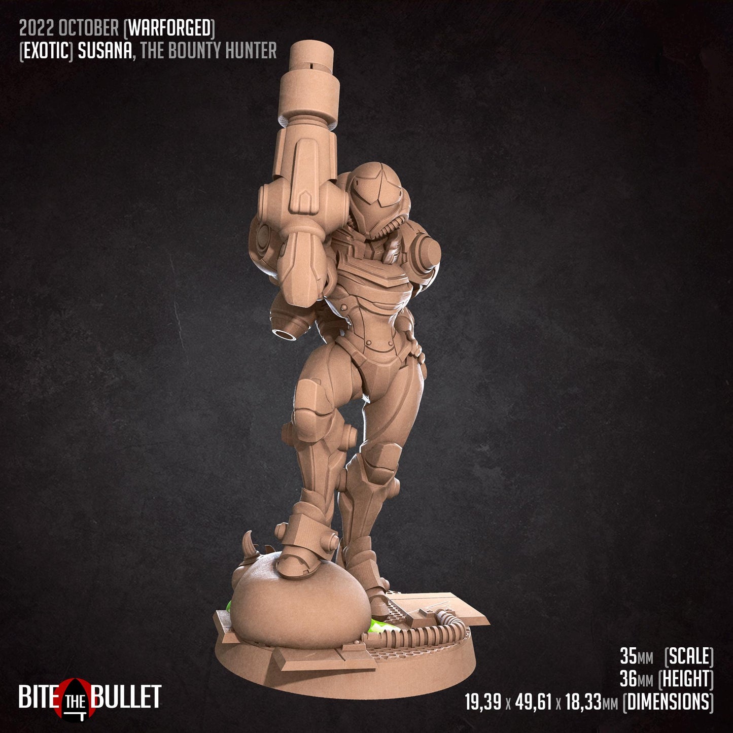 Susana, Bounty Hunter Miniature | Bite the Bullet