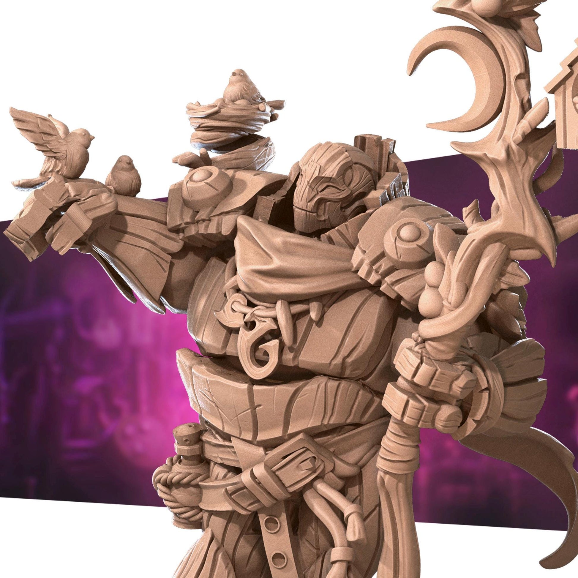 Warforged Druid Miniature | Bite the Bullet
