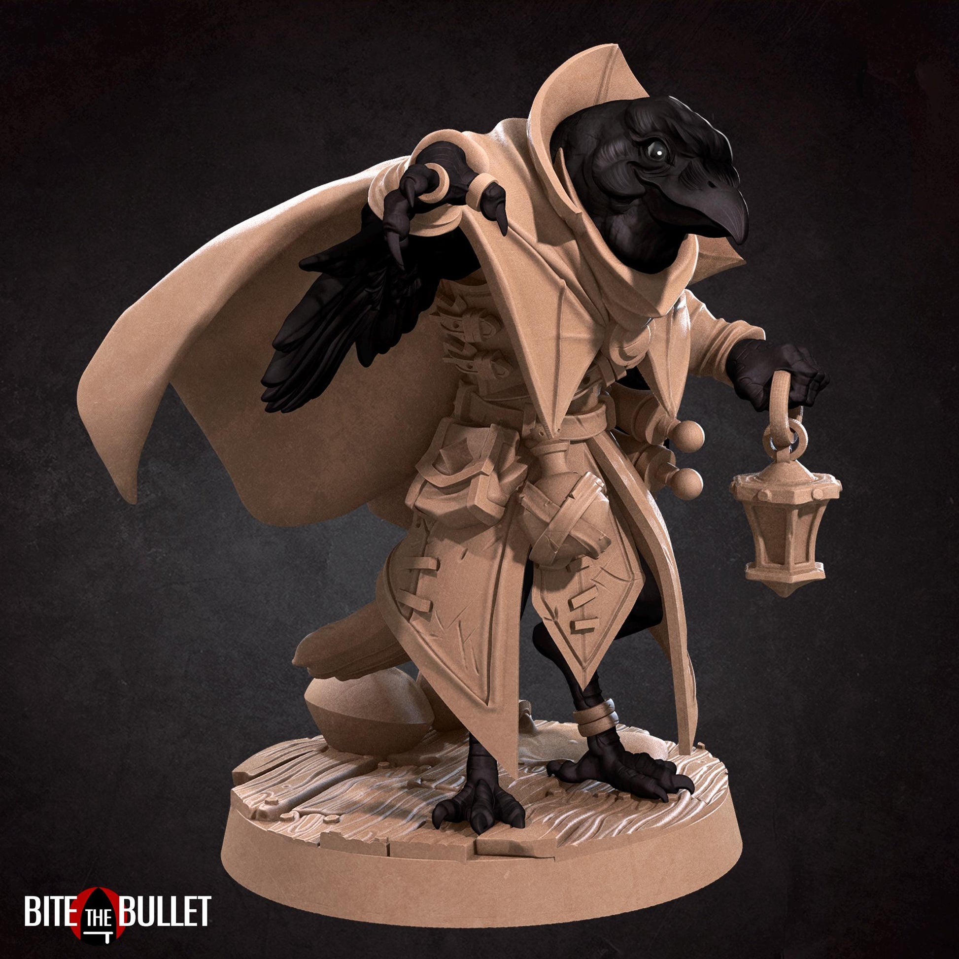 Jen, the Kenku Alchemist Miniature | Bite the Bullet