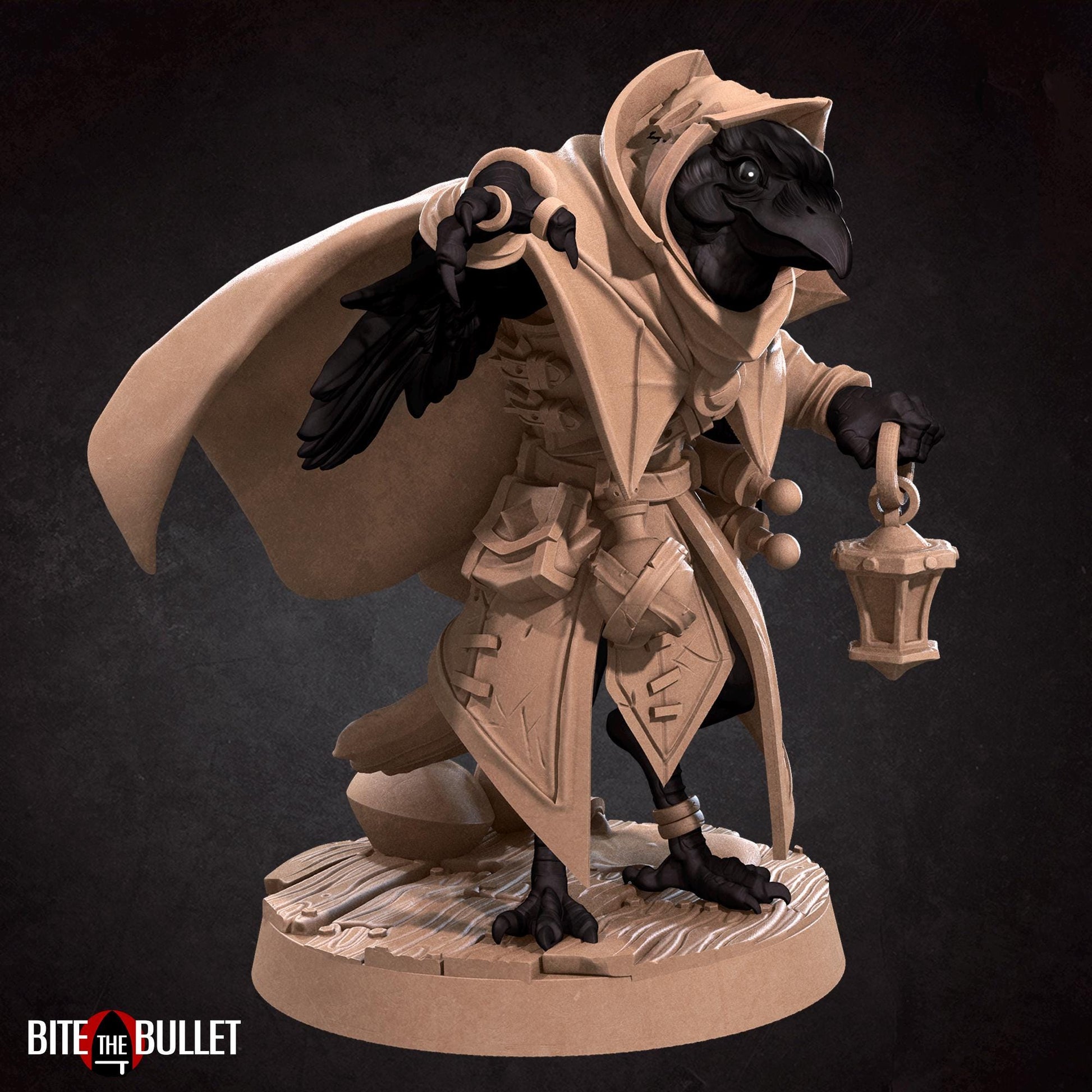 Jen, the Kenku Alchemist Miniature | Bite the Bullet