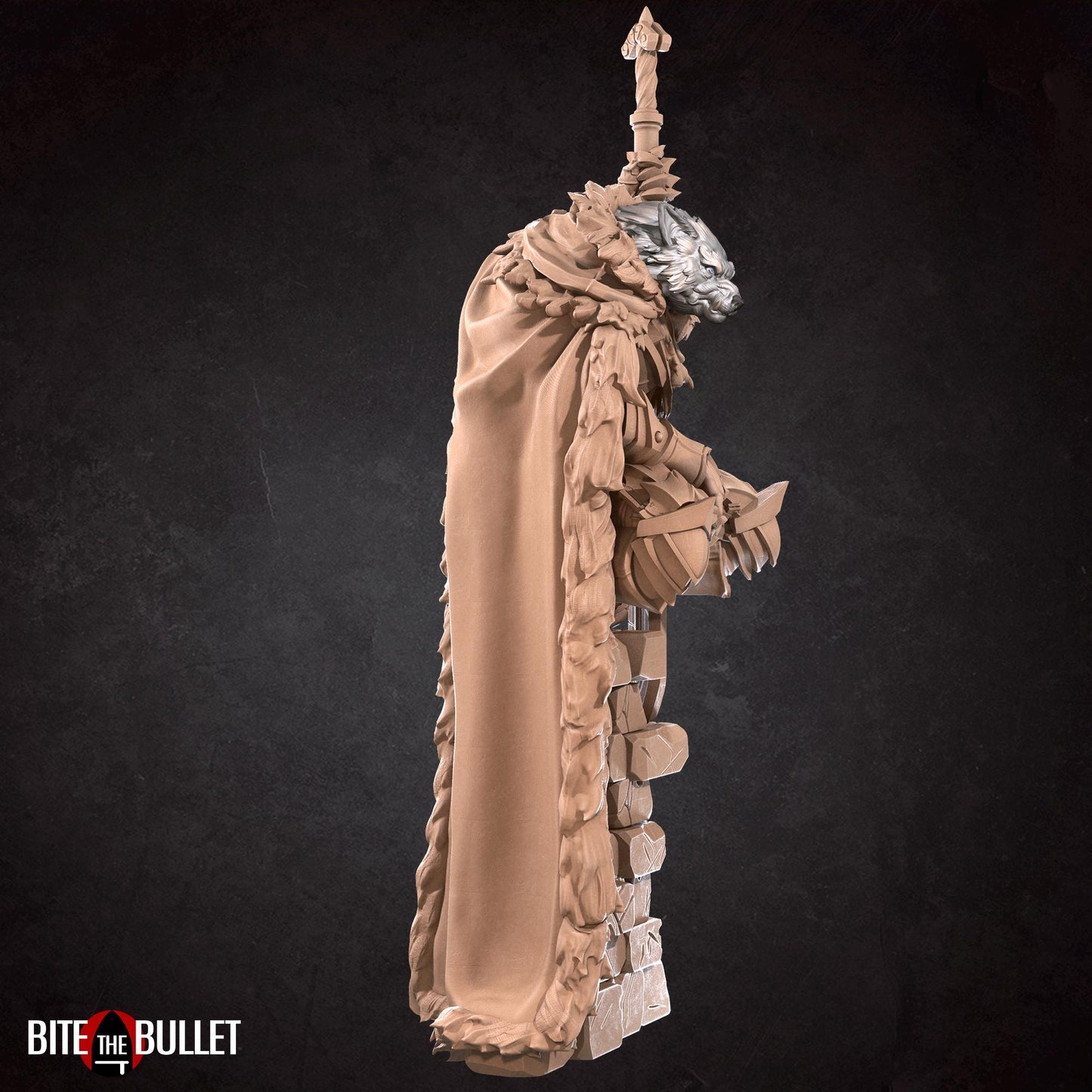 Raidd, the Half Wolf Guardian Miniature | Bite the Bullet