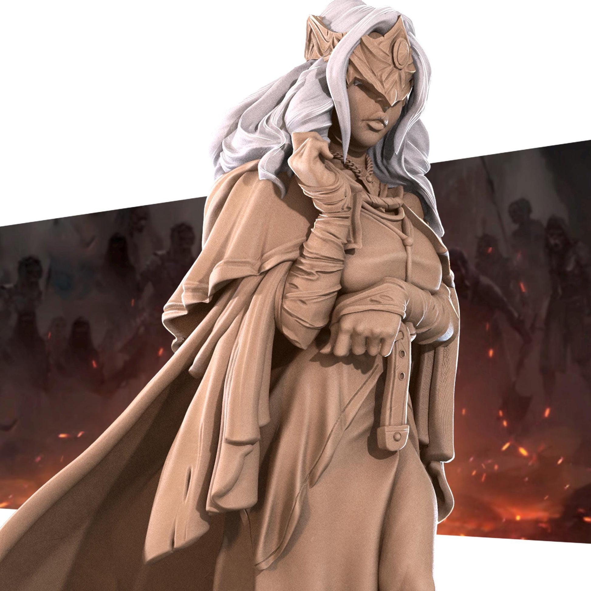 Sofia, the Firekeeper Miniature | Bite the Bullet