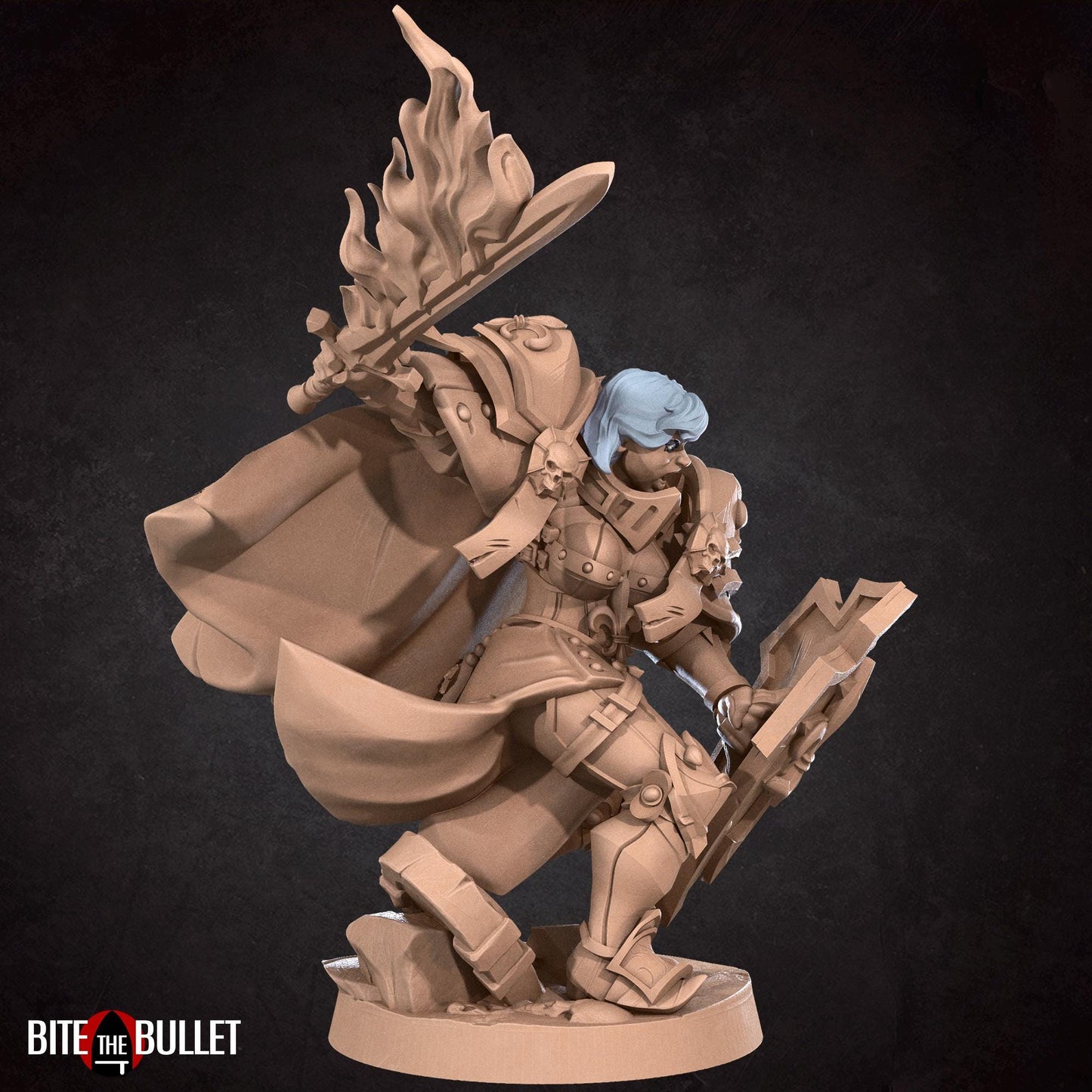 War Sister Crusader Miniature | Bite the Bullet
