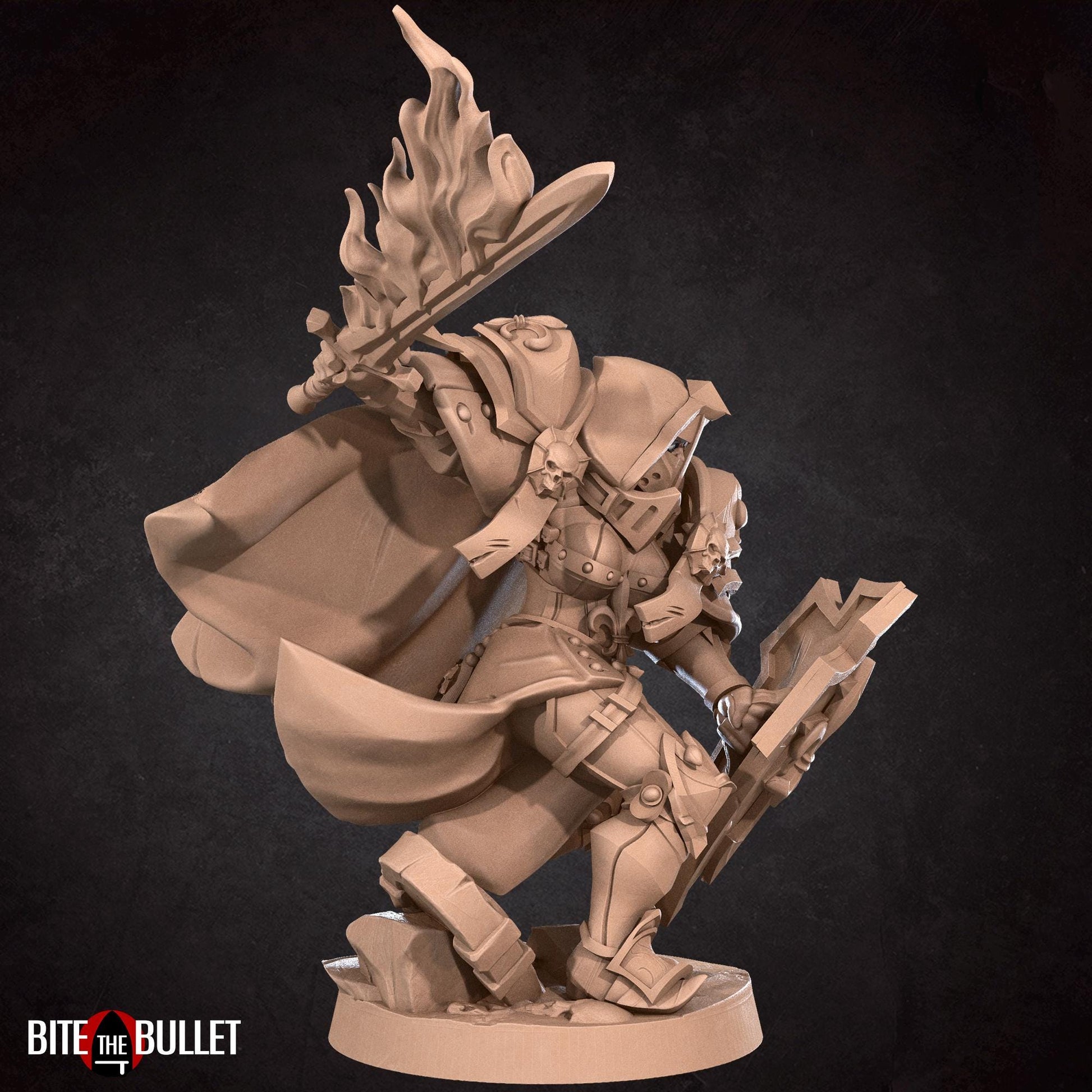 War Sister Crusader Miniature | Bite the Bullet