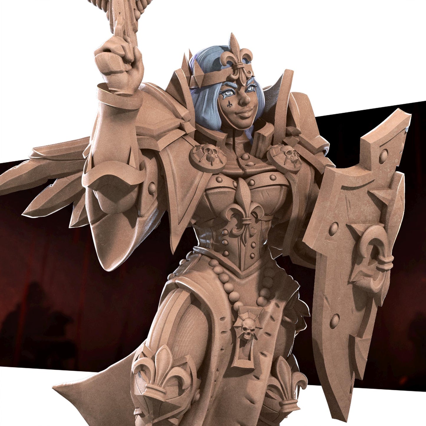 War Sister Support Cleric Miniature | Bite the Bullet