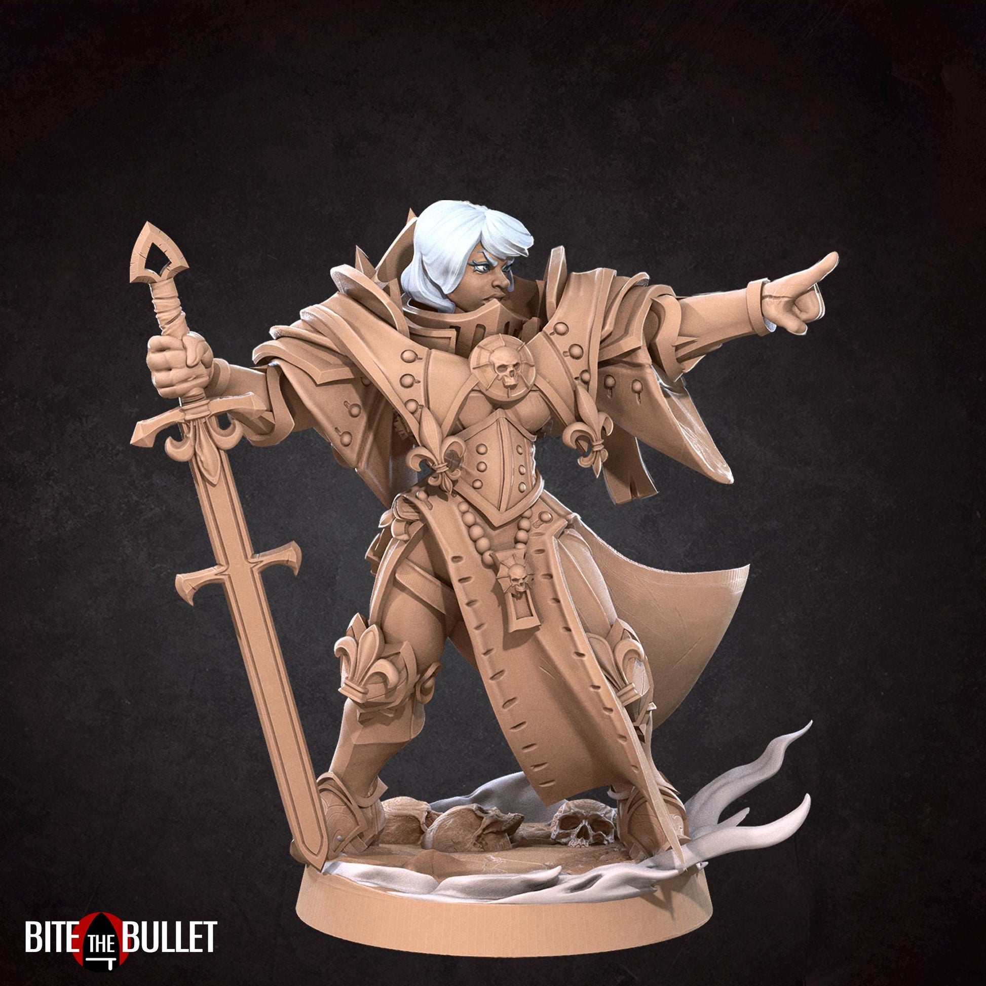 War Sister Squad Leader Miniature | Bite the Bullet