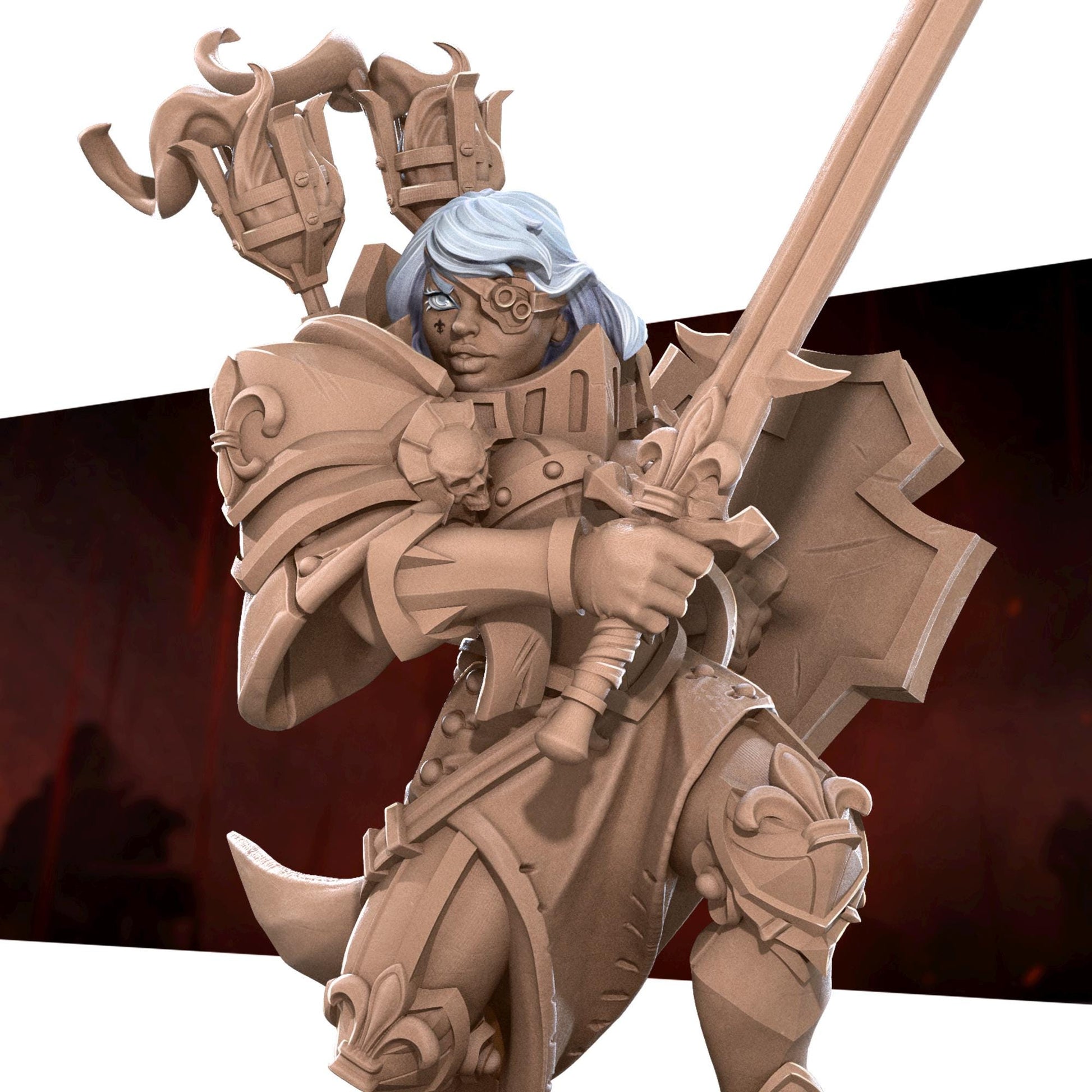War Sister Commander Miniature | Bite the Bullet