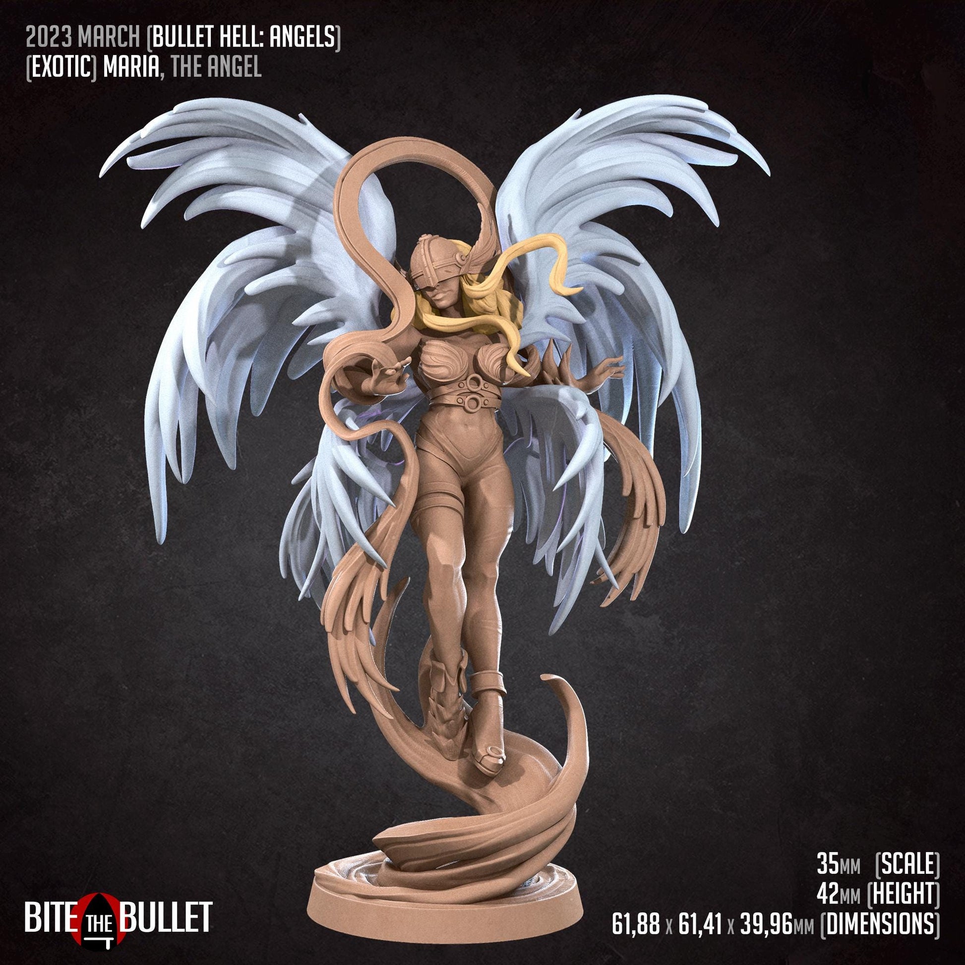 Maria, the Angel Miniature | Bite the Bullet
