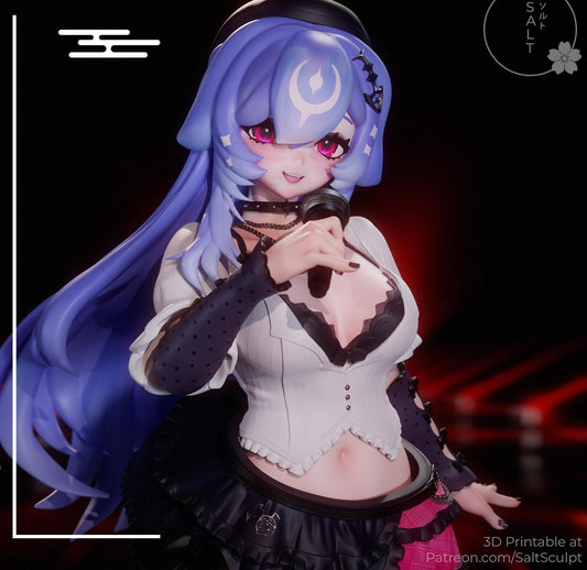 Whale Girl Model Kit | 3D Resin Printed Figurine | Salt Sculpt