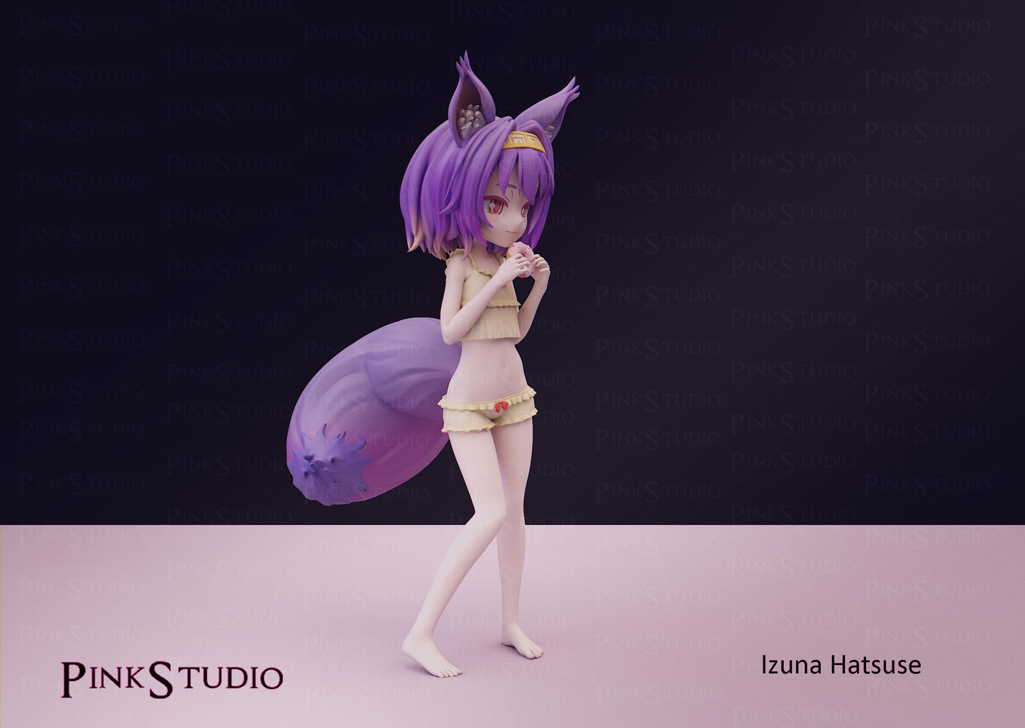 Werewolf Girl Model Kit | 3D Resin Printed Figurine | Pink Studio