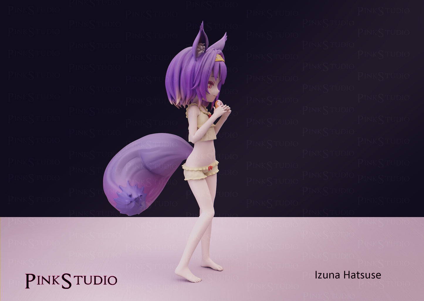 Werewolf Girl Model Kit | 3D Resin Printed Figurine | Pink Studio