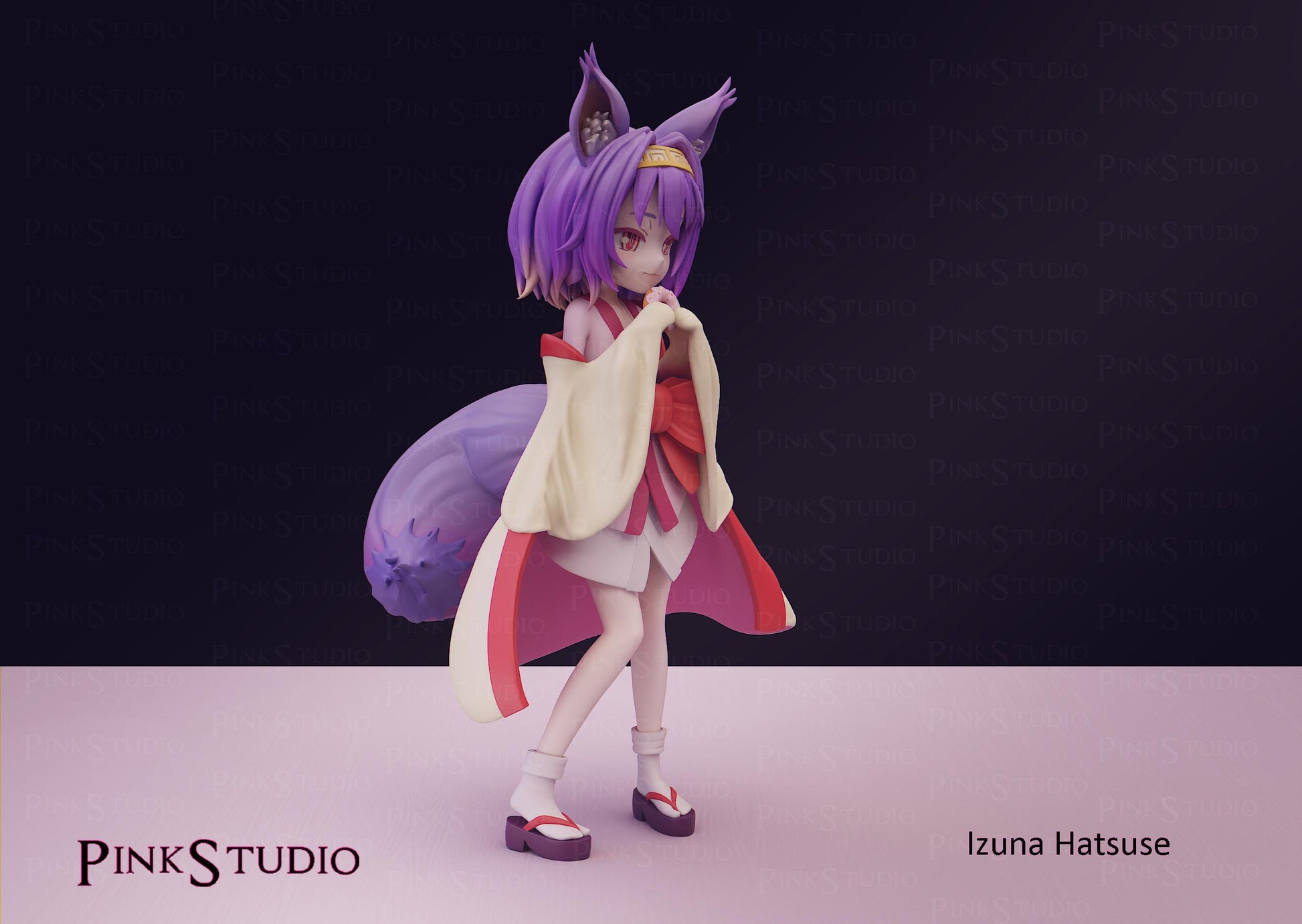 Werewolf Girl Model Kit | 3D Resin Printed Figurine | Pink Studio