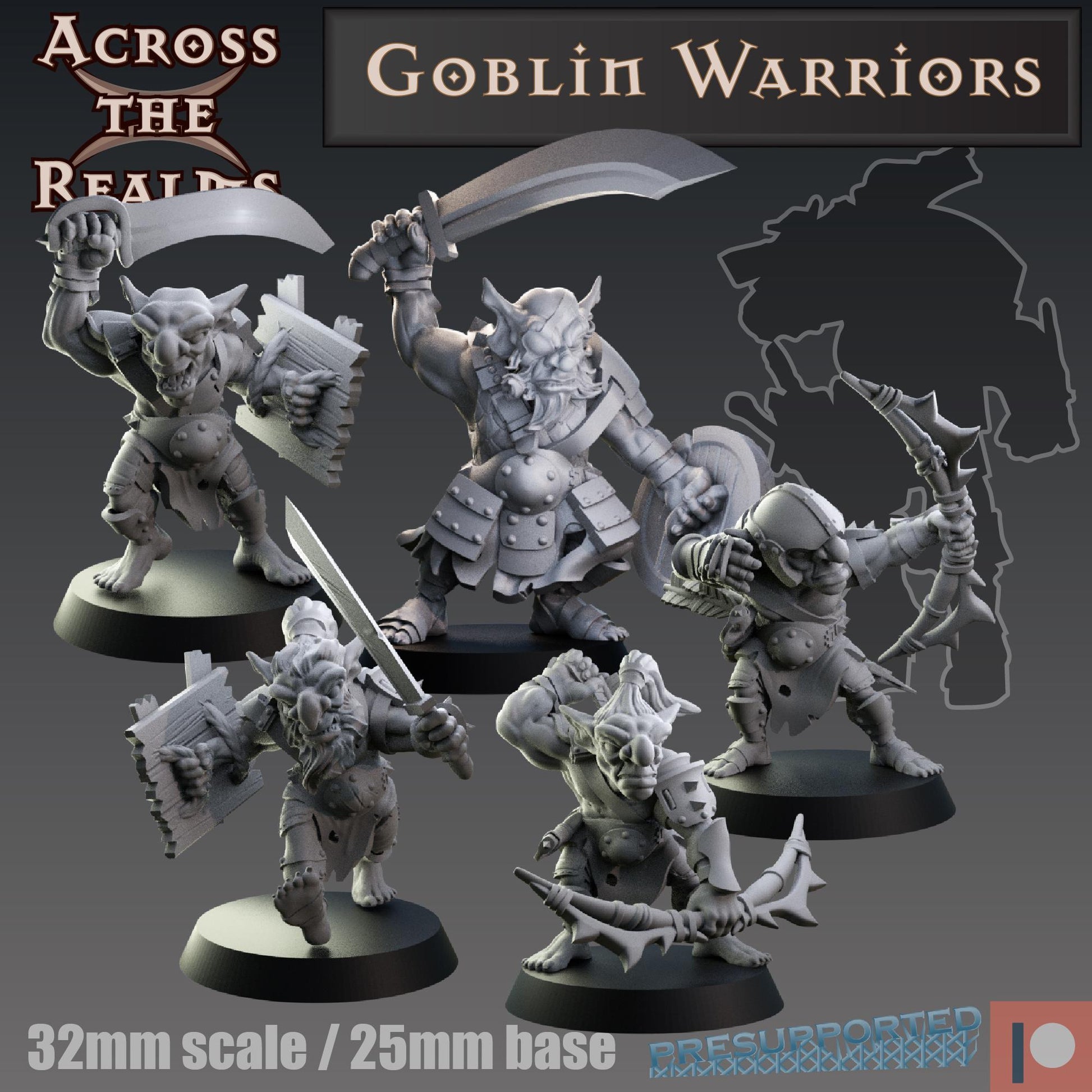 Goblin Warrior Miniatures | Across the Realms