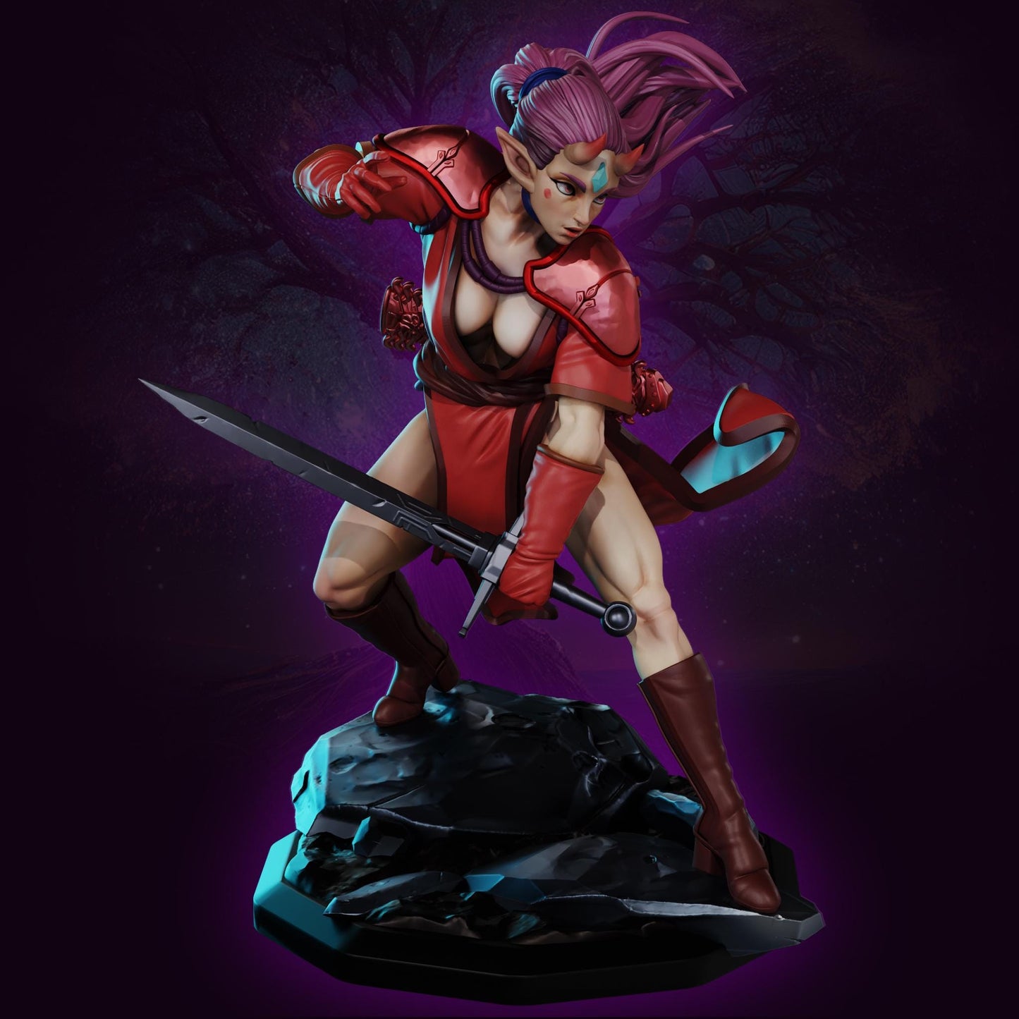 Saya Demon Warrior Miniature | Gaz Minis