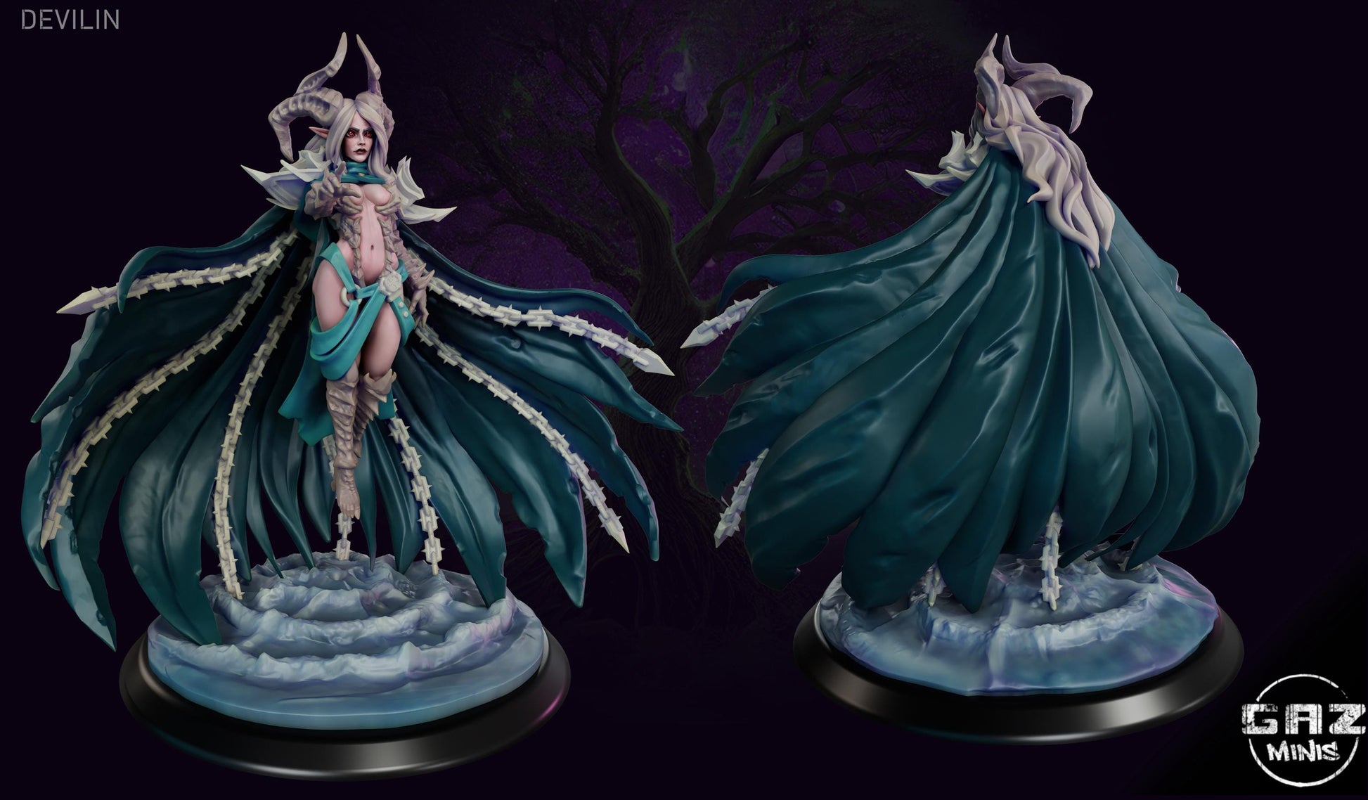 Devilin Witch Queen Miniature | Gaz Minis