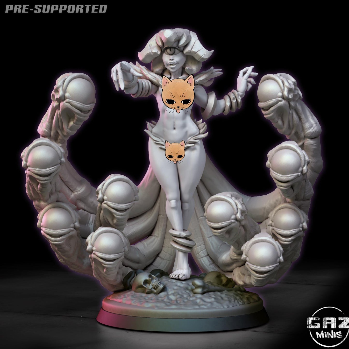 Humanoid Beholder Miniature | Gaz Minis