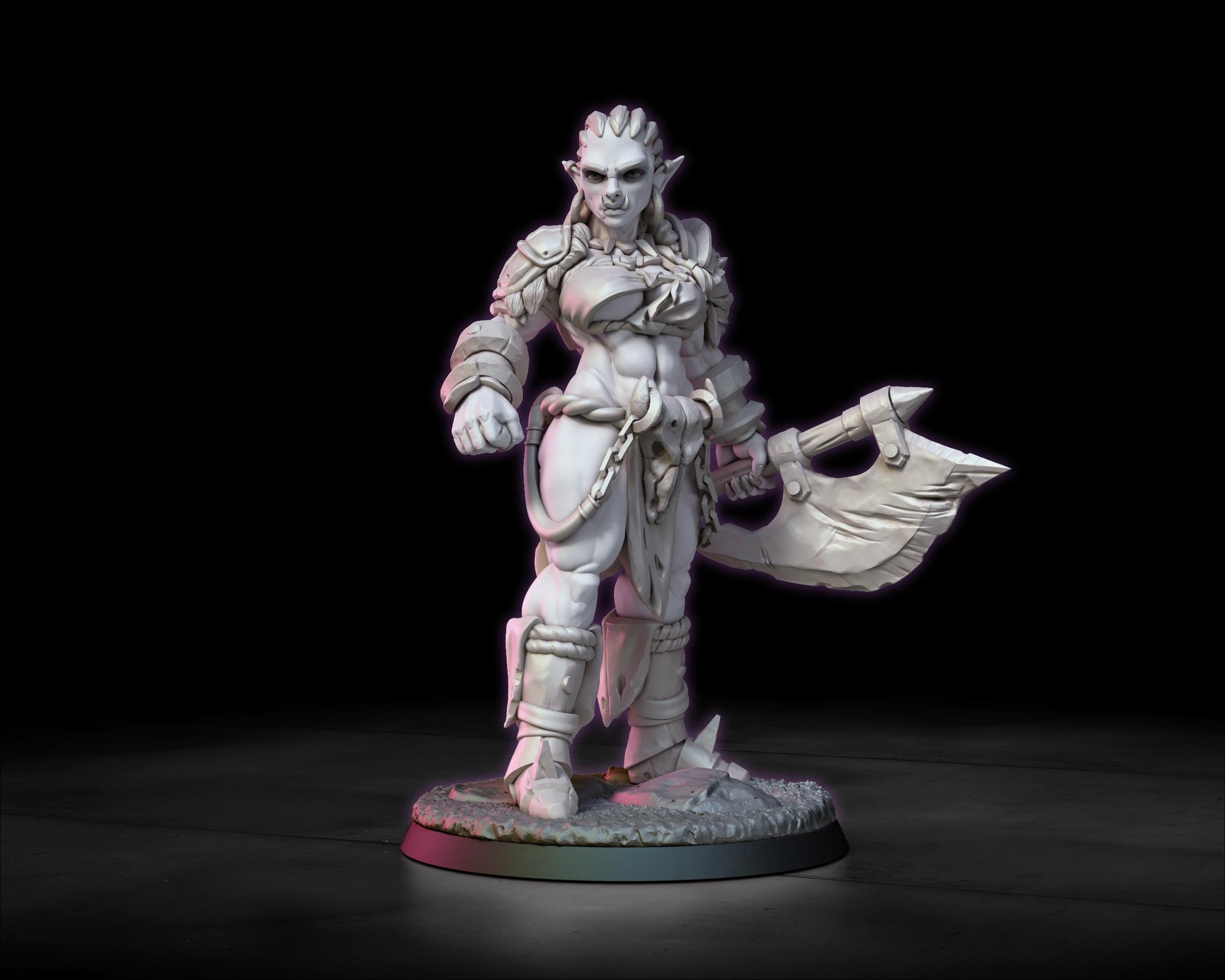 Orc Barbarian Miniature | Gaz Minis
