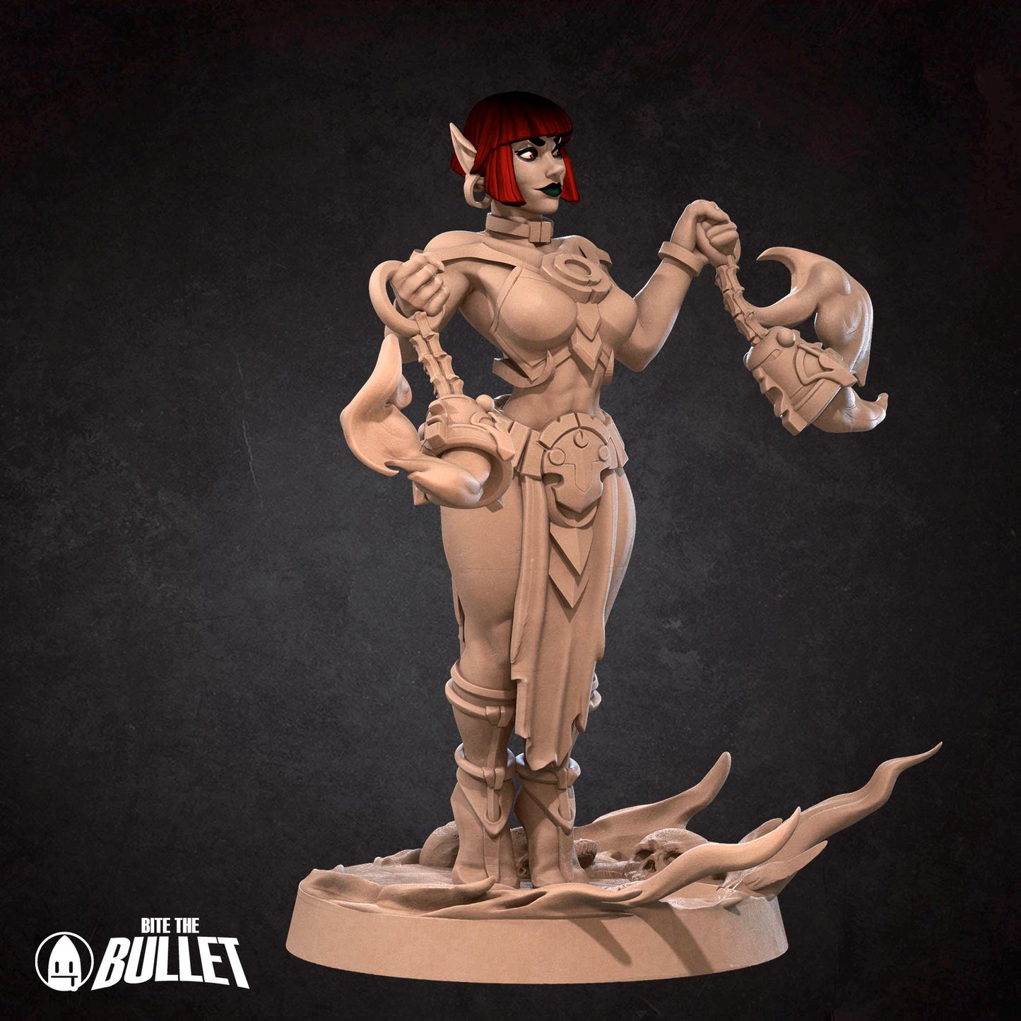 Fire Monk Miniature | Bite the Bullet